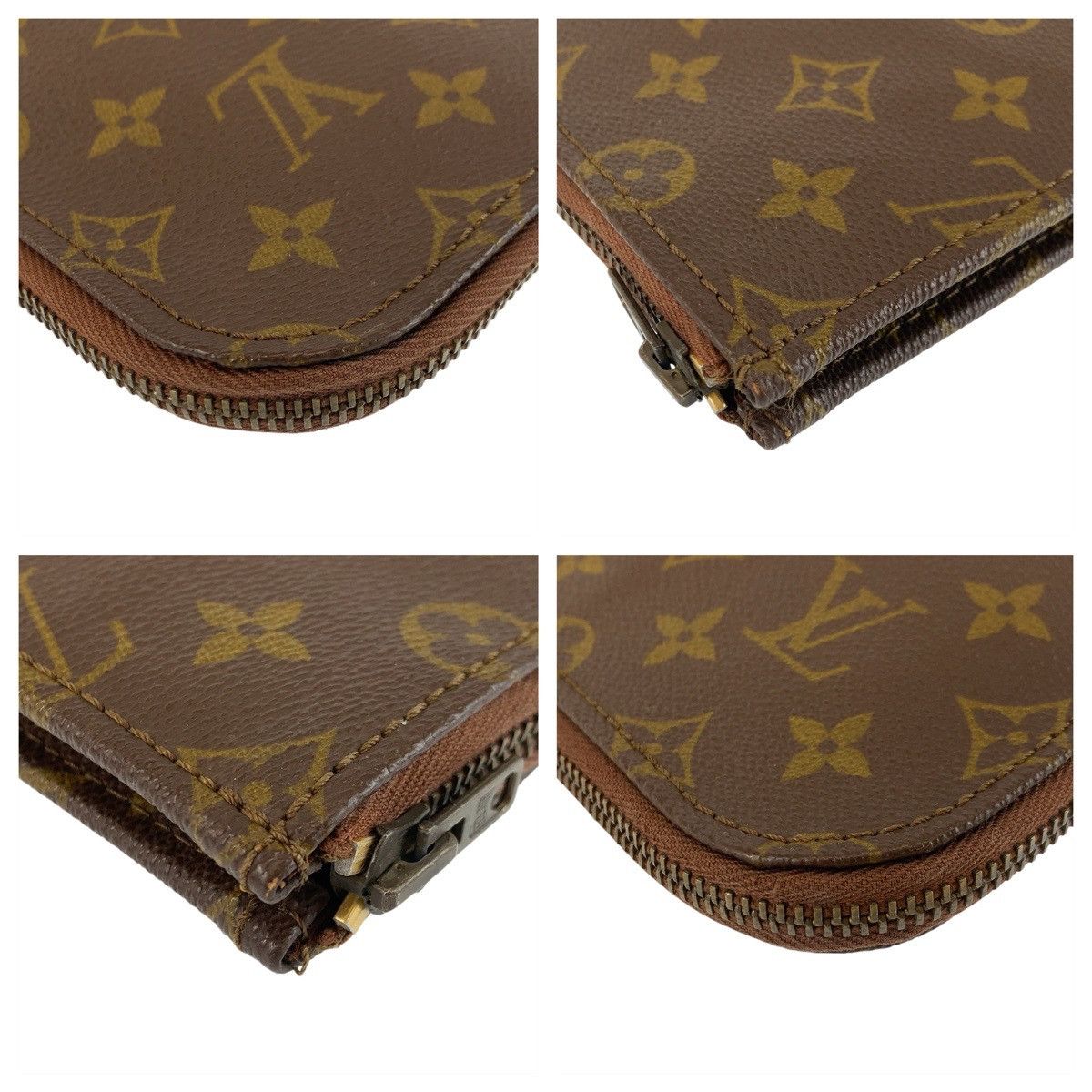 Louis Vuitton Louis Vuitton Louis Vuitton Monogram Document Case Textile Clutch Bag M53456 DUTY FREE for USA Size ONE SIZE - 5 Thumbnail