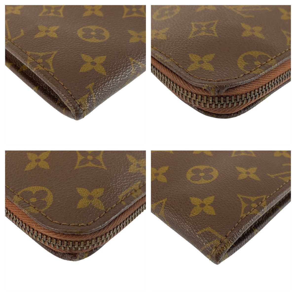 Louis Vuitton Louis Vuitton Louis Vuitton Monogram Document Case Textile Clutch Bag M53456 DUTY FREE for USA Size ONE SIZE - 4 Thumbnail