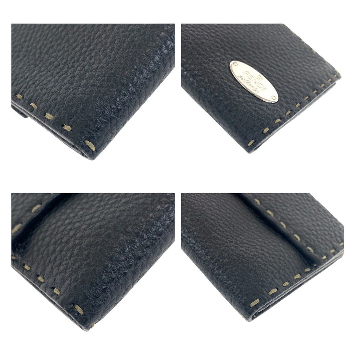 Fendi Fendi Fendi Selleria Leather Long Wallet Leather Long Wallet 8M0144 DUTY FREE for USA Size ONE SIZE - 3 Thumbnail