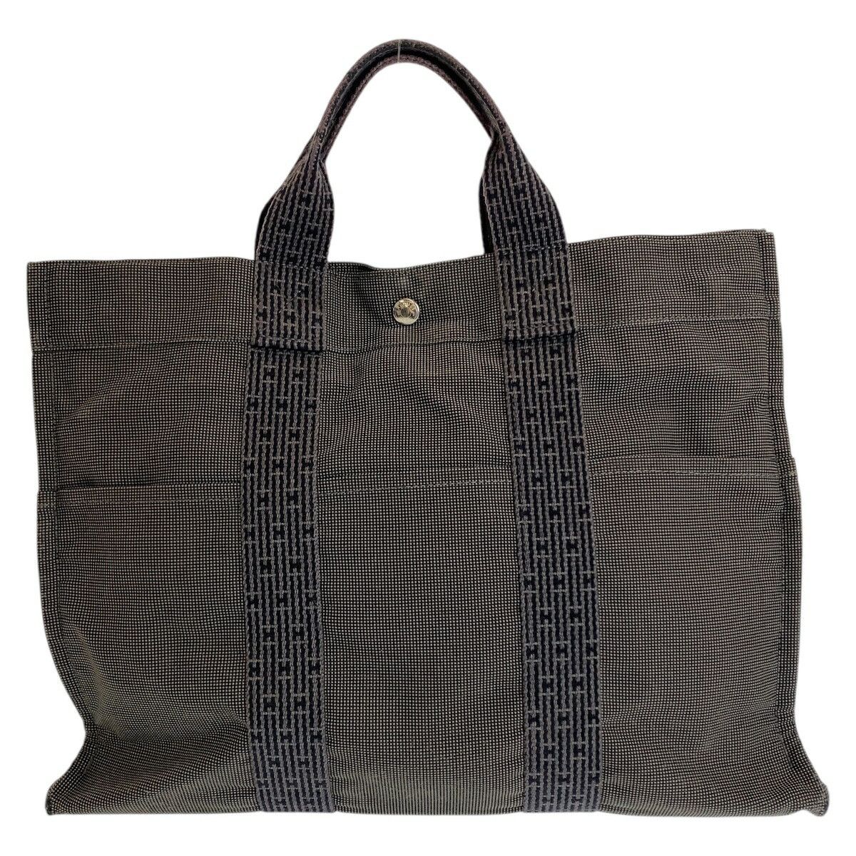 Hermes Hermes Hermes Herline MM Canvas Tote Bag Textile Tote Bag DUTY FREE for USA Size ONE SIZE - 2 Thumbnail