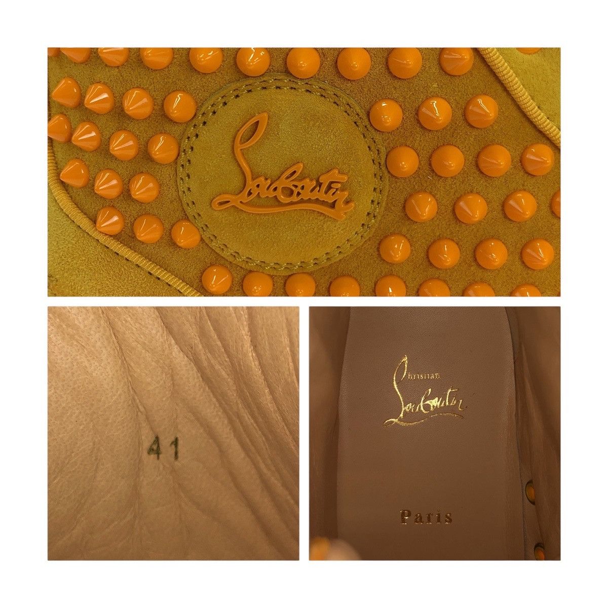 Christian Louboutin Christian Louboutin Christian Louboutin LOUIS ORLATO FLAT Suede Sneakers Limited Leather Shoes 3160092 DUTY FREE for USA Size ONE SIZE - 8 Thumbnail