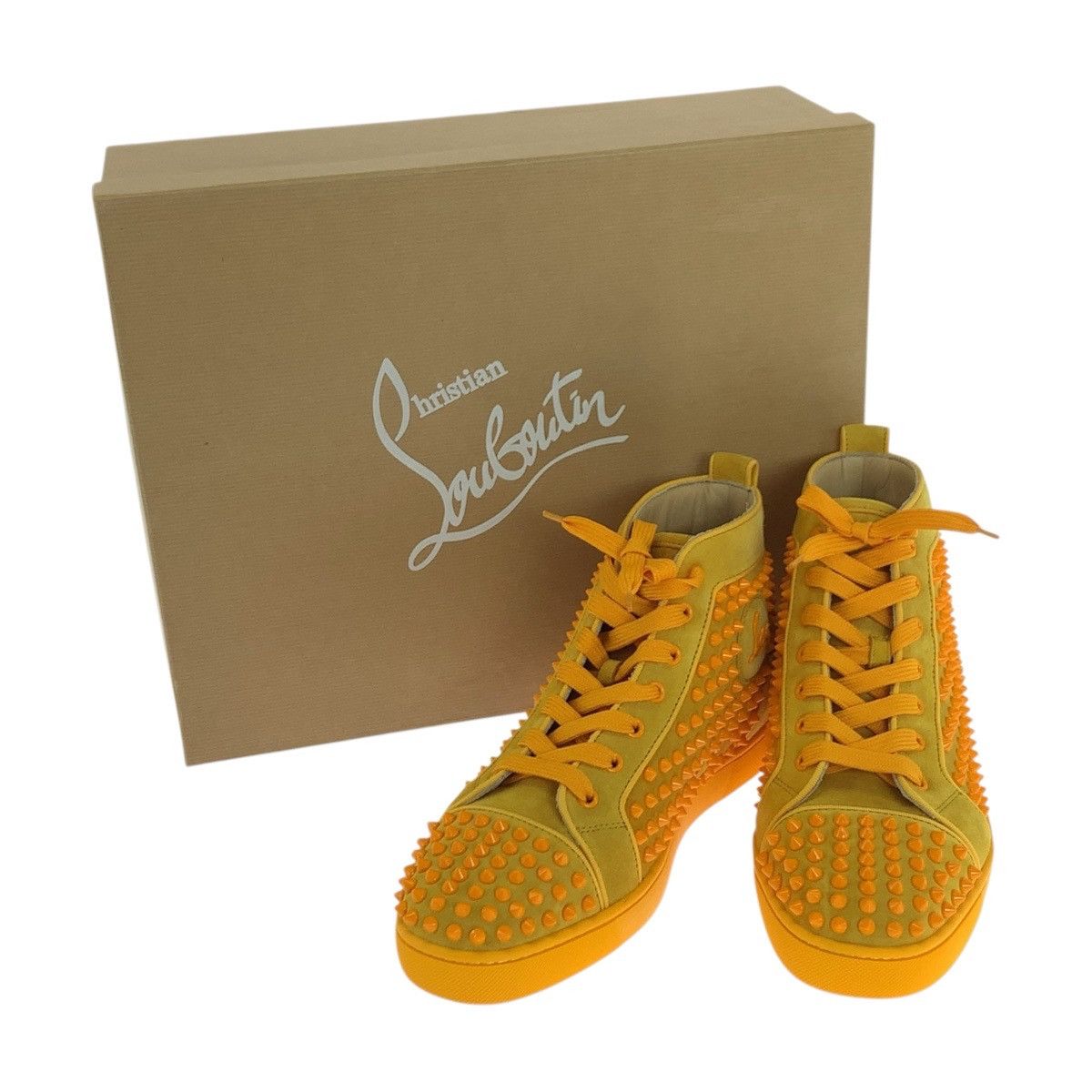 Christian Louboutin Christian Louboutin Christian Louboutin LOUIS ORLATO FLAT Suede Sneakers Limited Leather Shoes 3160092 DUTY FREE for USA Size ONE SIZE - 10 Thumbnail