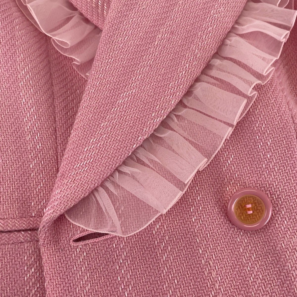 Dior Dior Dior Wool Frill Jacket Textile Outerwear DUTY FREE for USA Size ONE SIZE - 7 Thumbnail