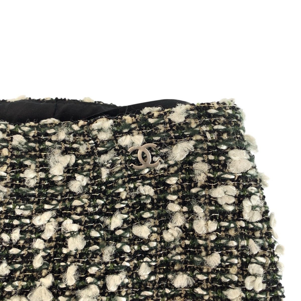 Chanel Chanel Chanel Coco Mark Rayon Polyamide Silk Skirt Textile Skirts DUTY FREE for USA Size ONE SIZE - 4 Thumbnail