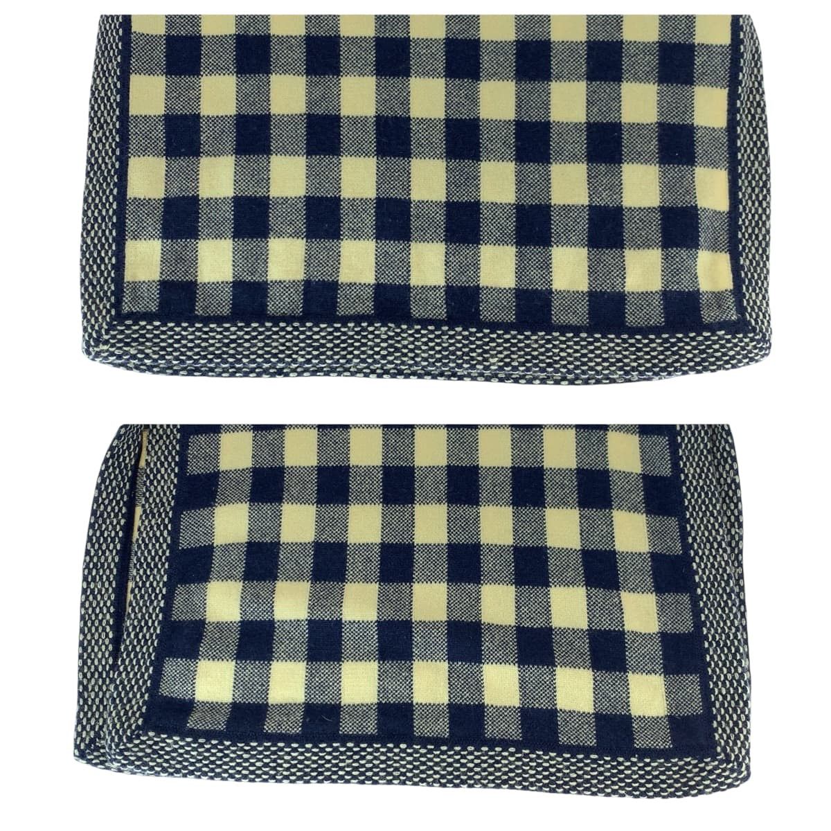 Chanel Chanel CHANEL Coco Mark Check Cashmere Dress Textile Dresses P40300K02908 DUTY FREE for USA Size ONE SIZE - 4 Thumbnail