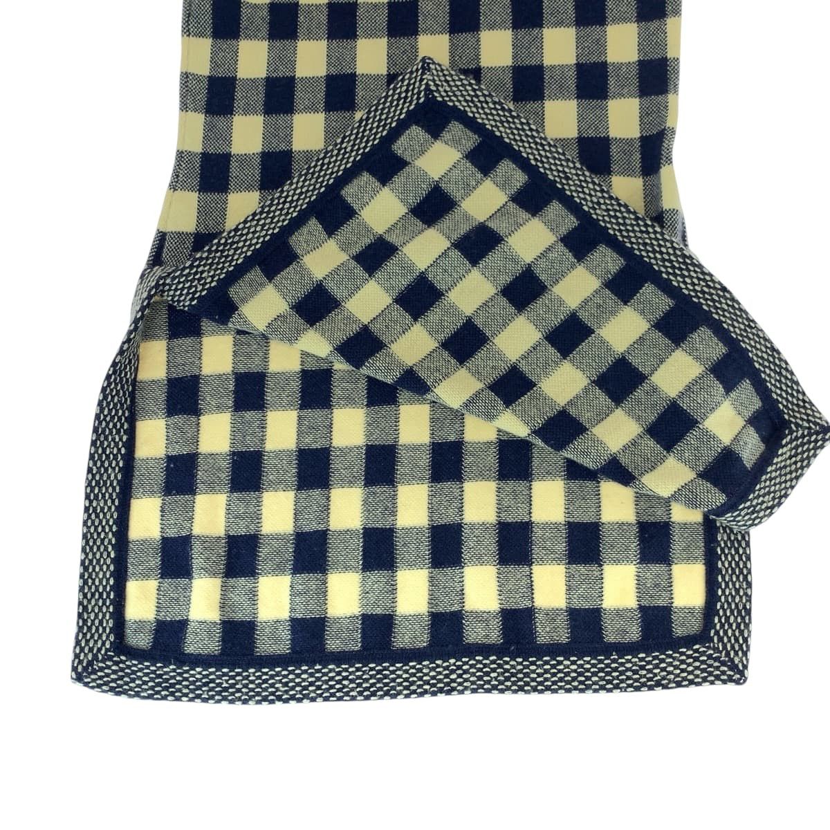Chanel Chanel CHANEL Coco Mark Check Cashmere Dress Textile Dresses P40300K02908 DUTY FREE for USA Size ONE SIZE - 5 Thumbnail