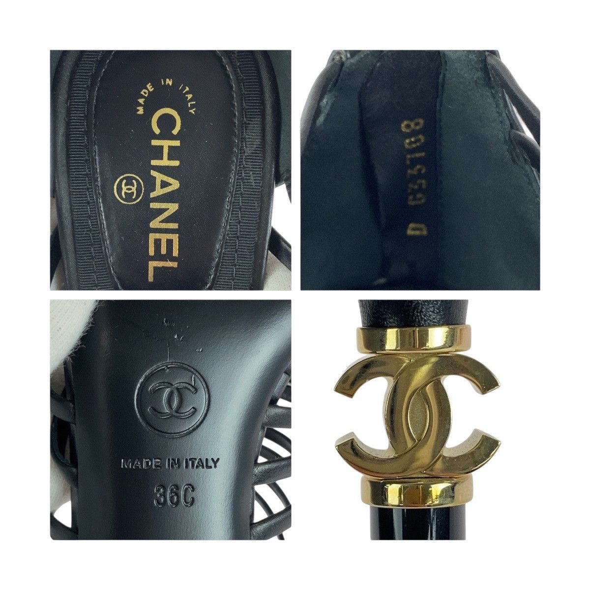 Chanel Chanel CHANEL Coco Mark Leather Pumps Leather Shoes G33708 DUTY FREE for USA Size ONE SIZE - 5 Thumbnail