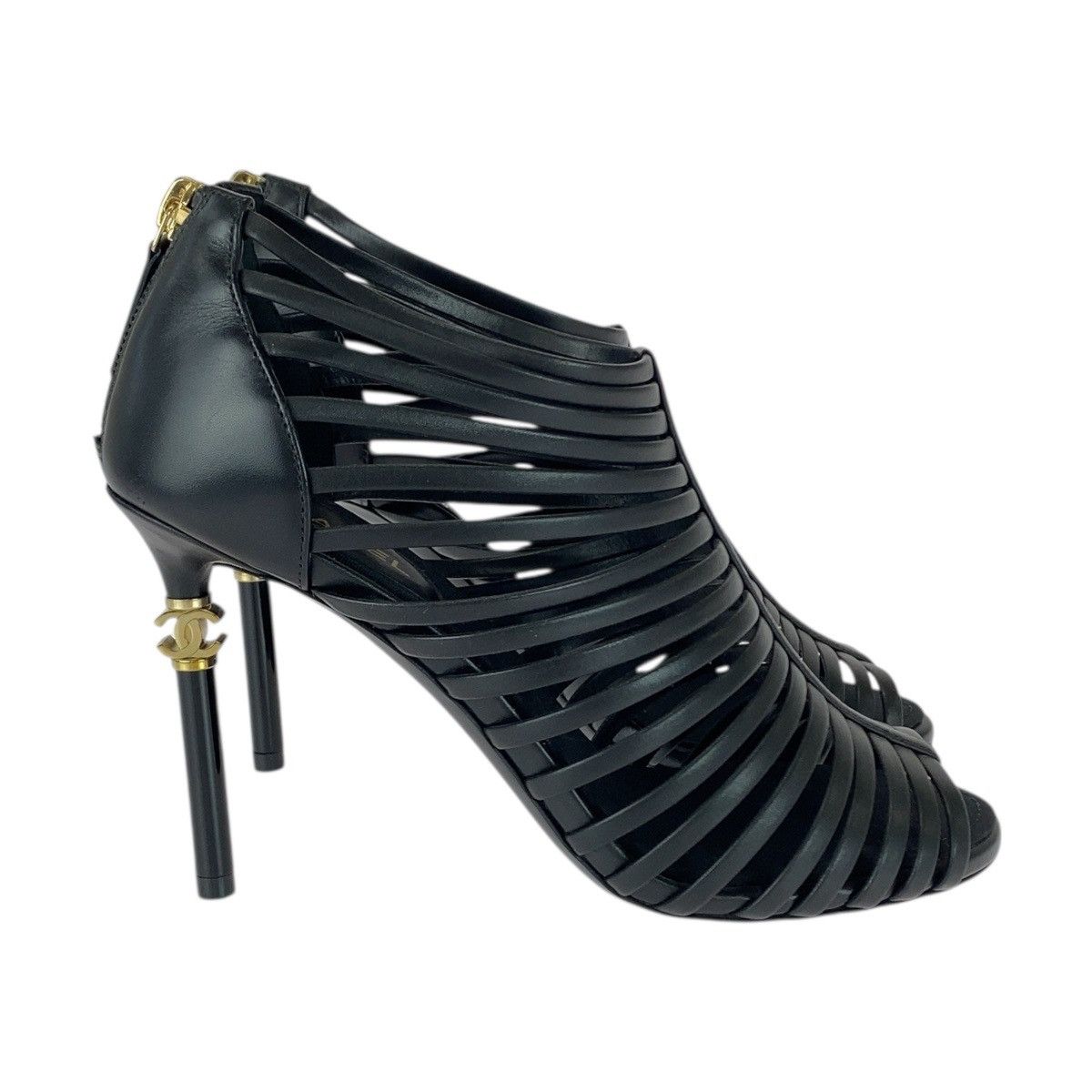 Chanel Chanel CHANEL Coco Mark Leather Pumps Leather Shoes G33708 DUTY FREE for USA Size ONE SIZE - 4 Thumbnail