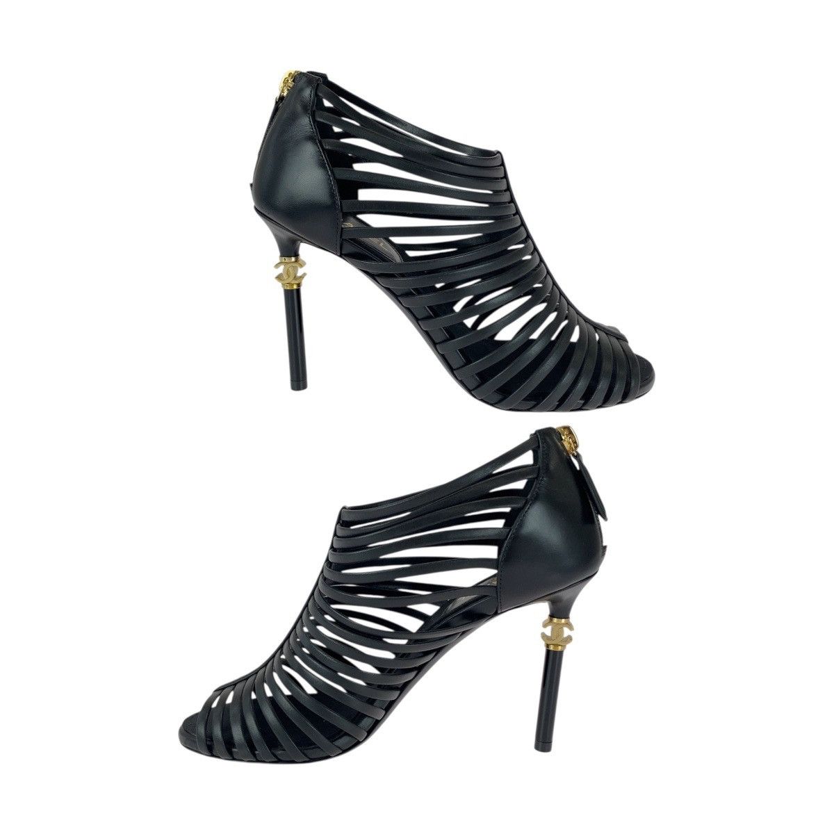 Chanel Chanel CHANEL Coco Mark Leather Pumps Leather Shoes G33708 DUTY FREE for USA Size ONE SIZE - 8 Thumbnail
