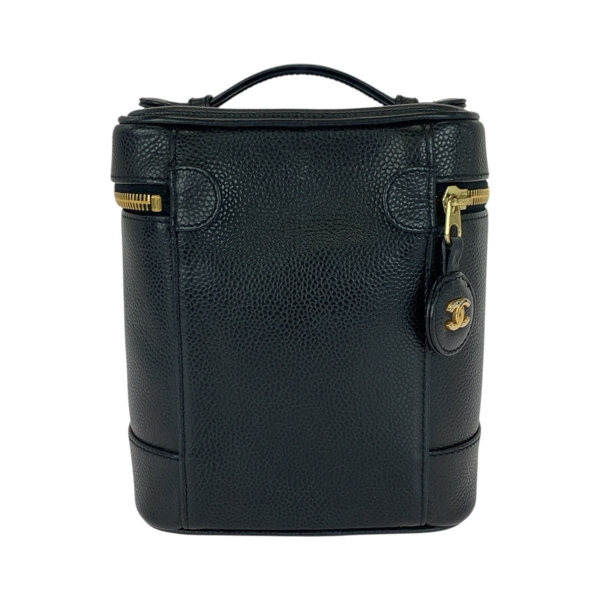 Chanel Chanel Chanel Coco Mark Caviar Skin Vanity Bag Leather Vanity Bag DUTY FREE for USA Size ONE SIZE - 2 Thumbnail