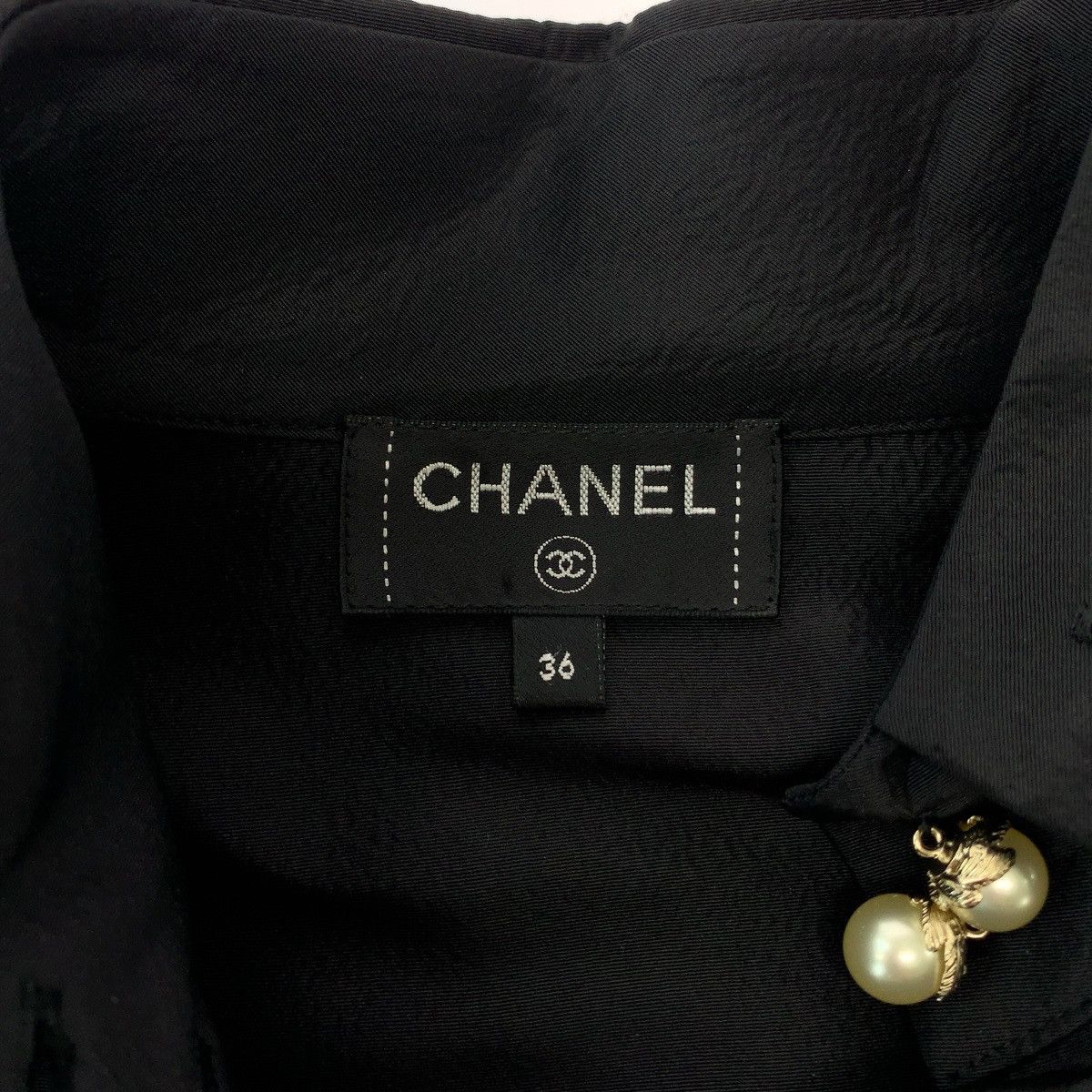 Chanel Chanel CHANEL P64478V24243 Silk Dress Shirt Textile Dress Shirt P64478V24243 DUTY FREE for USA Size ONE SIZE - 3 Thumbnail