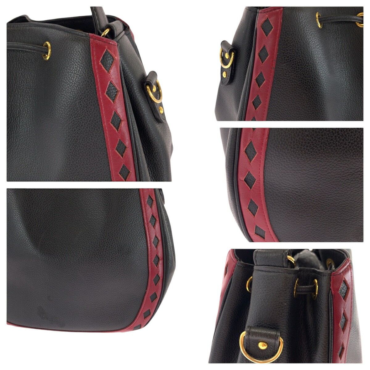 Yves Saint Laurent Yves Saint Laurent Yves Saint Laurent Quilted Leather 2way Bag Leather Shoulder Bag DUTY FREE for USA Size ONE SIZE - 6 Thumbnail