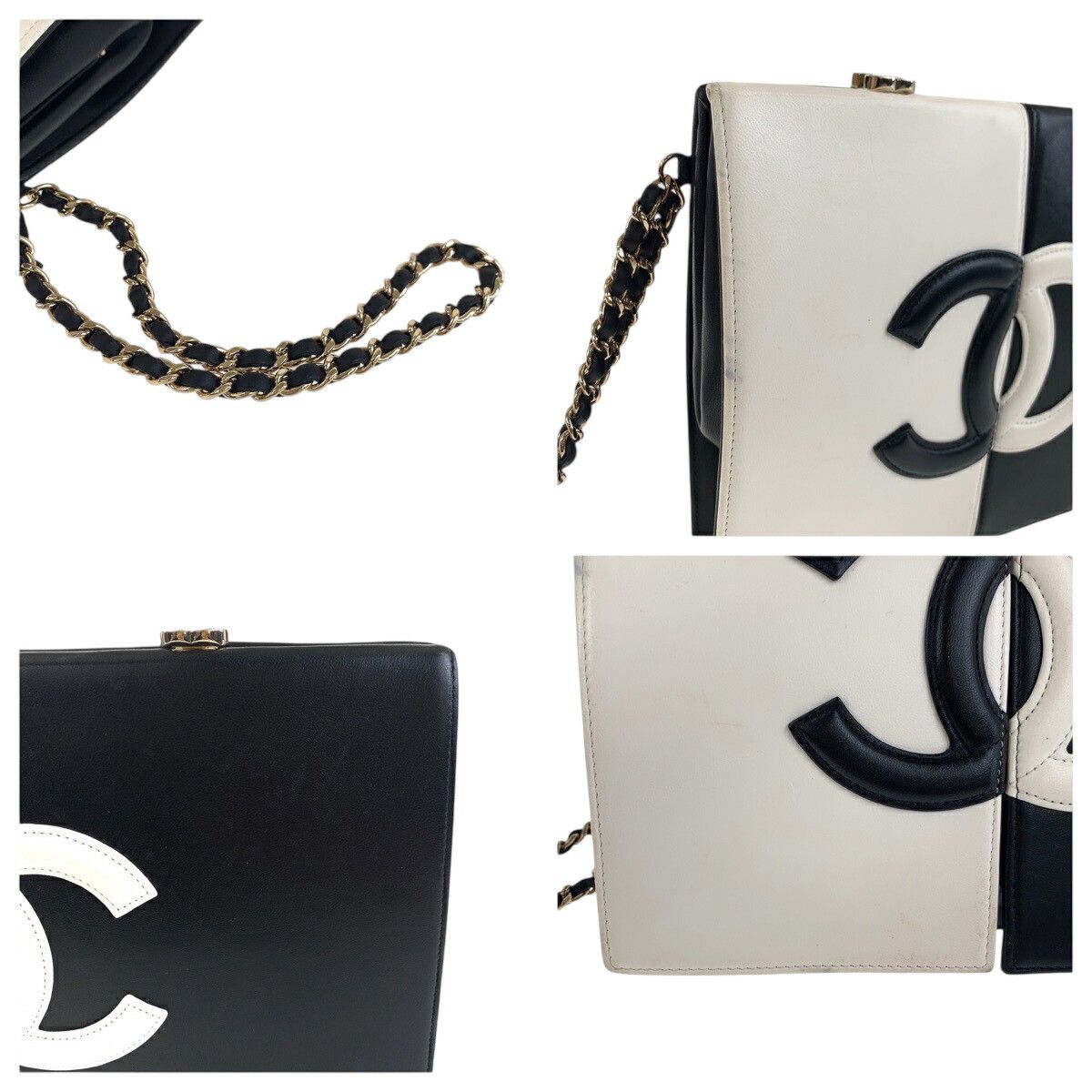 Chanel Chanel Chanel Lambskin Clutch Bag Leather Clutch Bag DUTY FREE for USA Size ONE SIZE - 5 Thumbnail