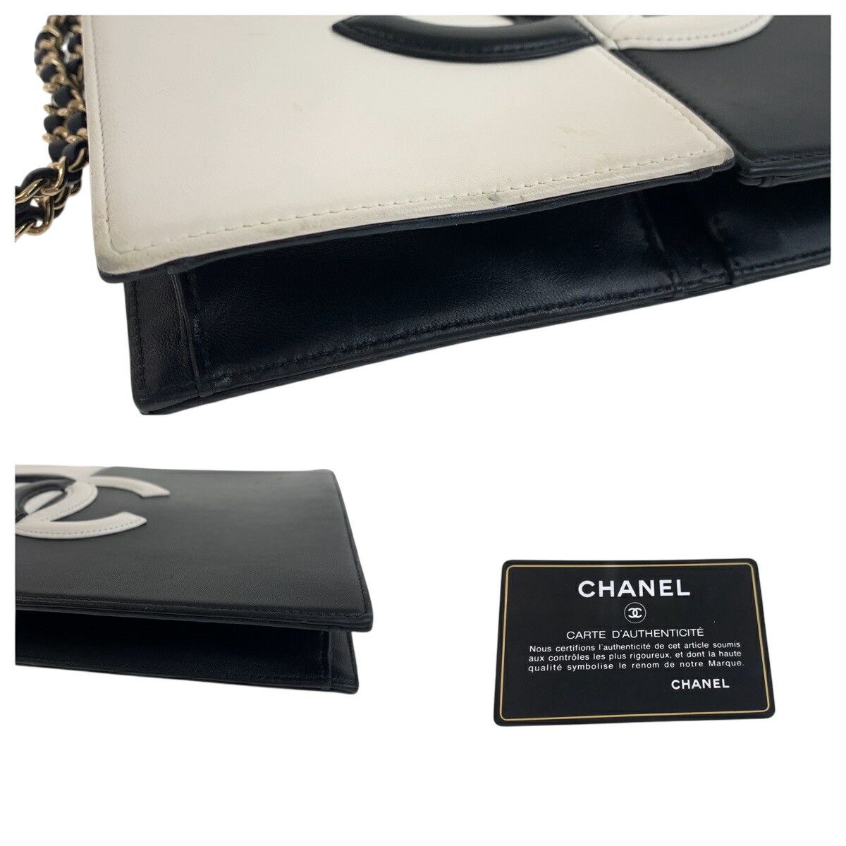 Chanel Chanel Chanel Lambskin Clutch Bag Leather Clutch Bag DUTY FREE for USA Size ONE SIZE - 7 Thumbnail