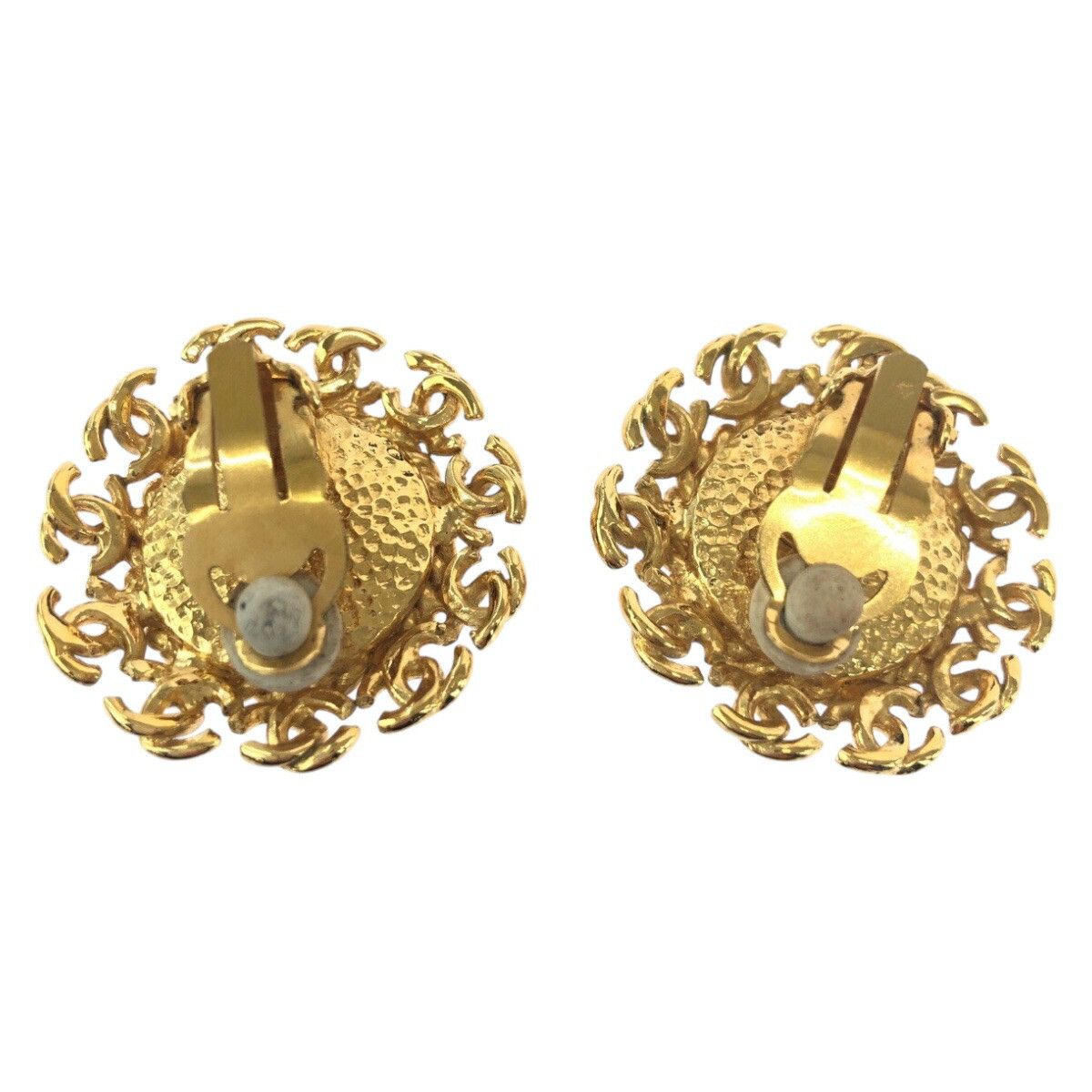 Chanel Chanel Chanel Coco Mark Clip On Earrings Metal Earrings DUTY FREE for USA Size ONE SIZE - 2 Thumbnail