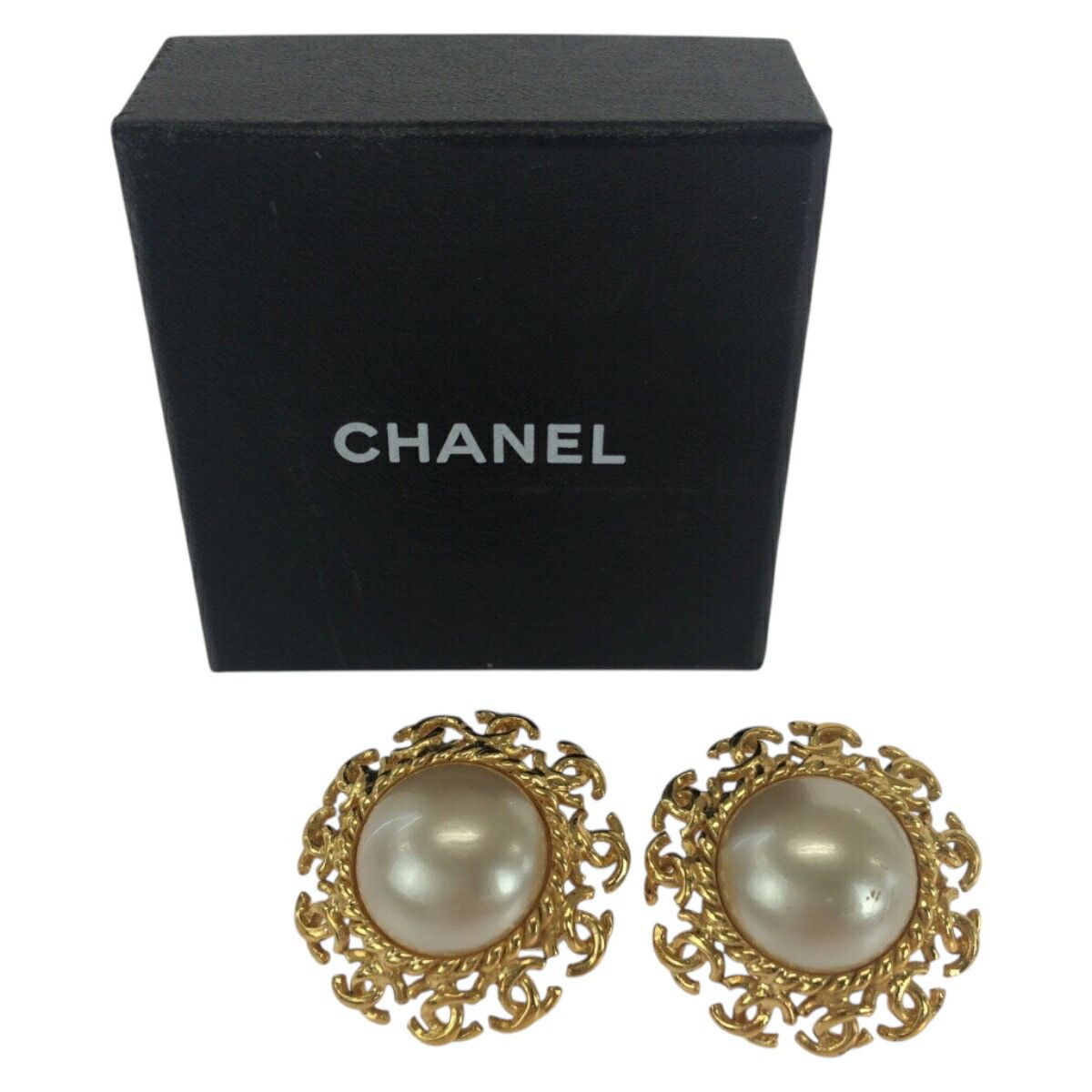 Chanel Chanel Chanel Coco Mark Clip On Earrings Metal Earrings DUTY FREE for USA Size ONE SIZE - 4 Thumbnail
