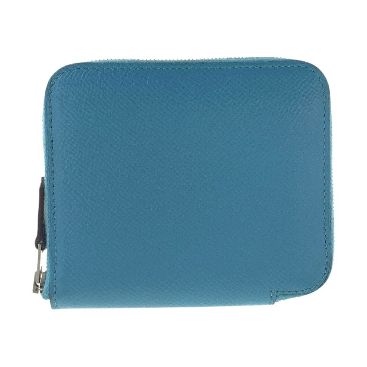 Hermes Hermes Hermes Azap Compact Silk In Leather Silk Wallet Leather Short Wallet D DUTY FREE for USA Size ONE SIZE - 2 Thumbnail