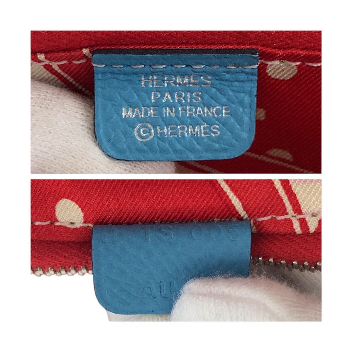 Hermes Hermes Hermes Azap Compact Silk In Leather Silk Wallet Leather Short Wallet D DUTY FREE for USA Size ONE SIZE - 5 Thumbnail