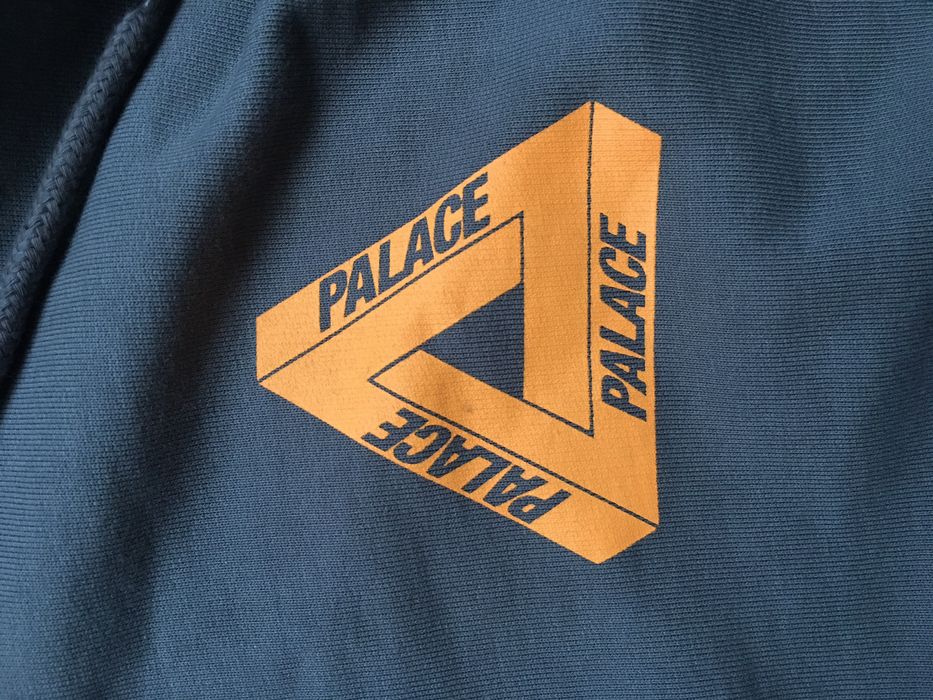 Palace TRI-COCO HOOD GREY | Grailed