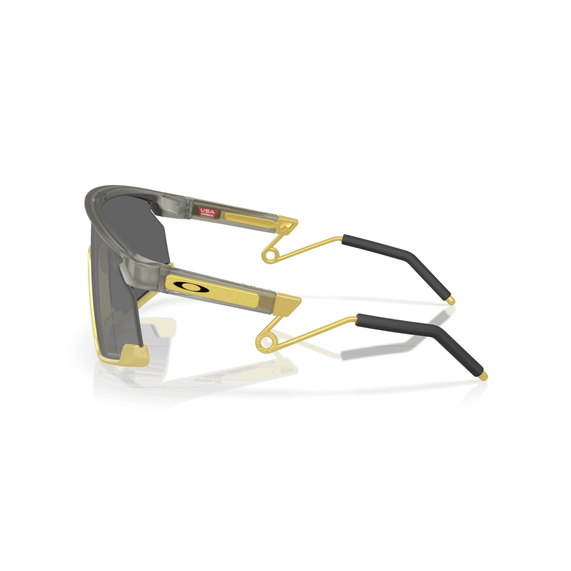 Oakley BXTR Metal Matte Grey Ink/Vintage Gold Sunglasses Size ONE SIZE - 5 Thumbnail