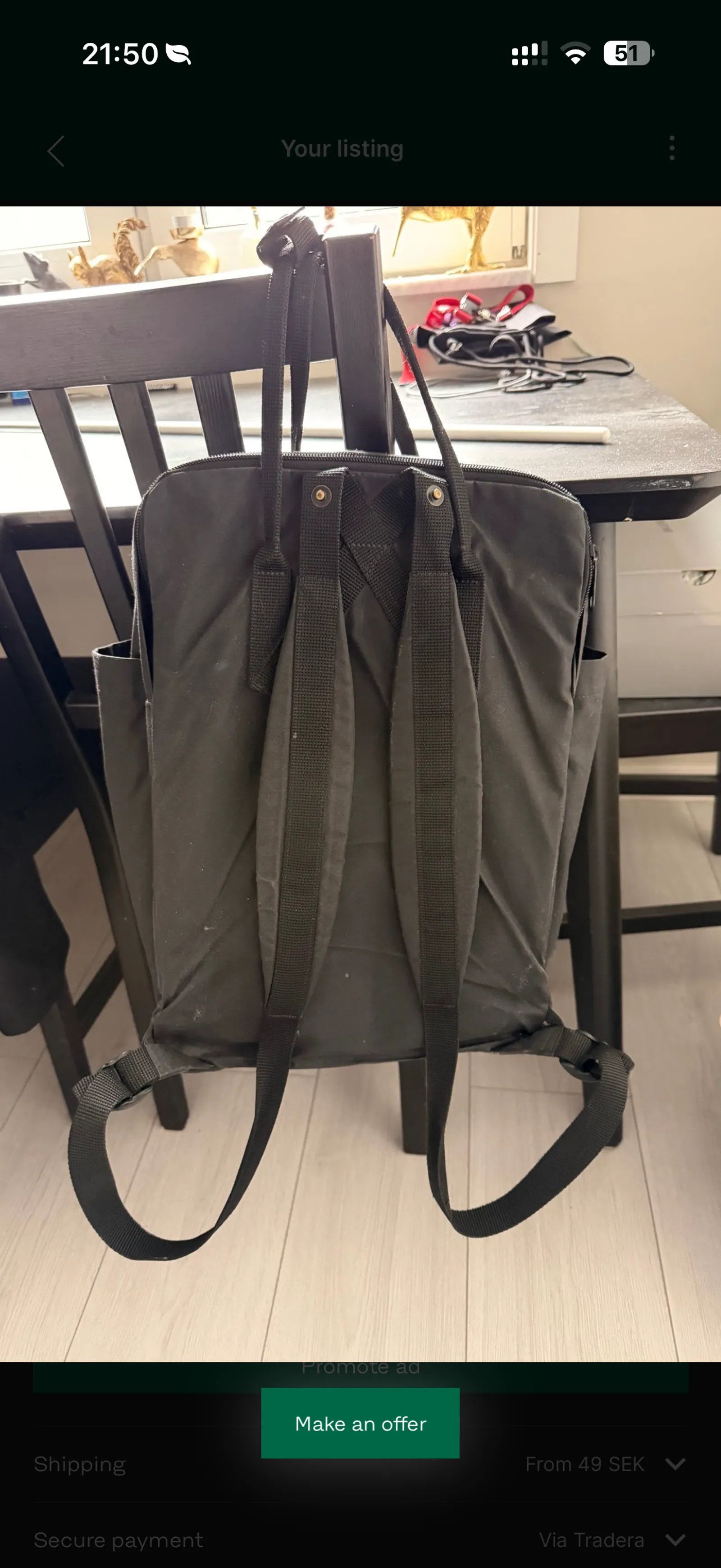 Fjallraven Fjällräven Kånken Laptop 17 Backpack Size ONE SIZE - 2 Thumbnail