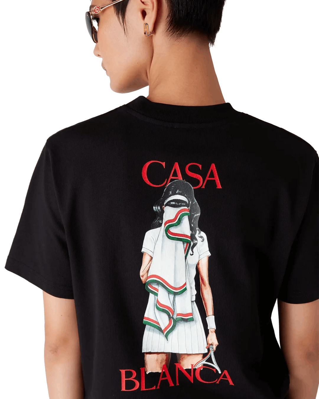 Casablanca Tennis Girl Short Sleeve T-Shirt Size US S / EU 44-46 / 1 - 4 Thumbnail