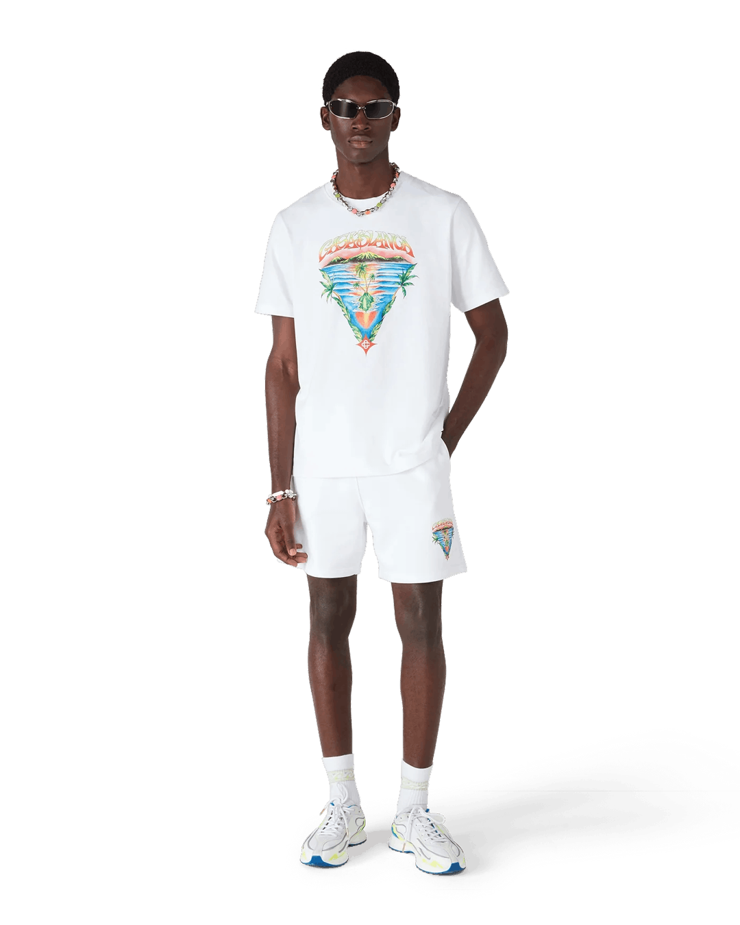 Casablanca Innocence Triangle Classic T-shirt White Size US S / EU 44-46 / 1 - 2 Thumbnail