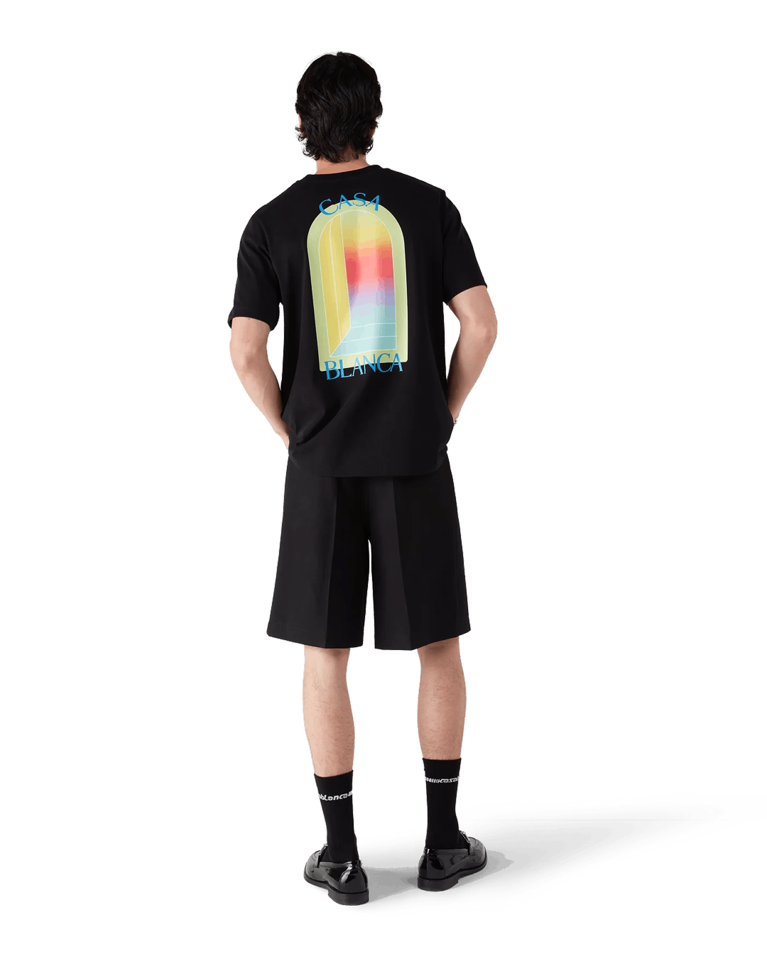 Casablanca L’Arche Short Sleeve T-shirt Black Size US M / EU 48-50 / 2 - 4 Thumbnail