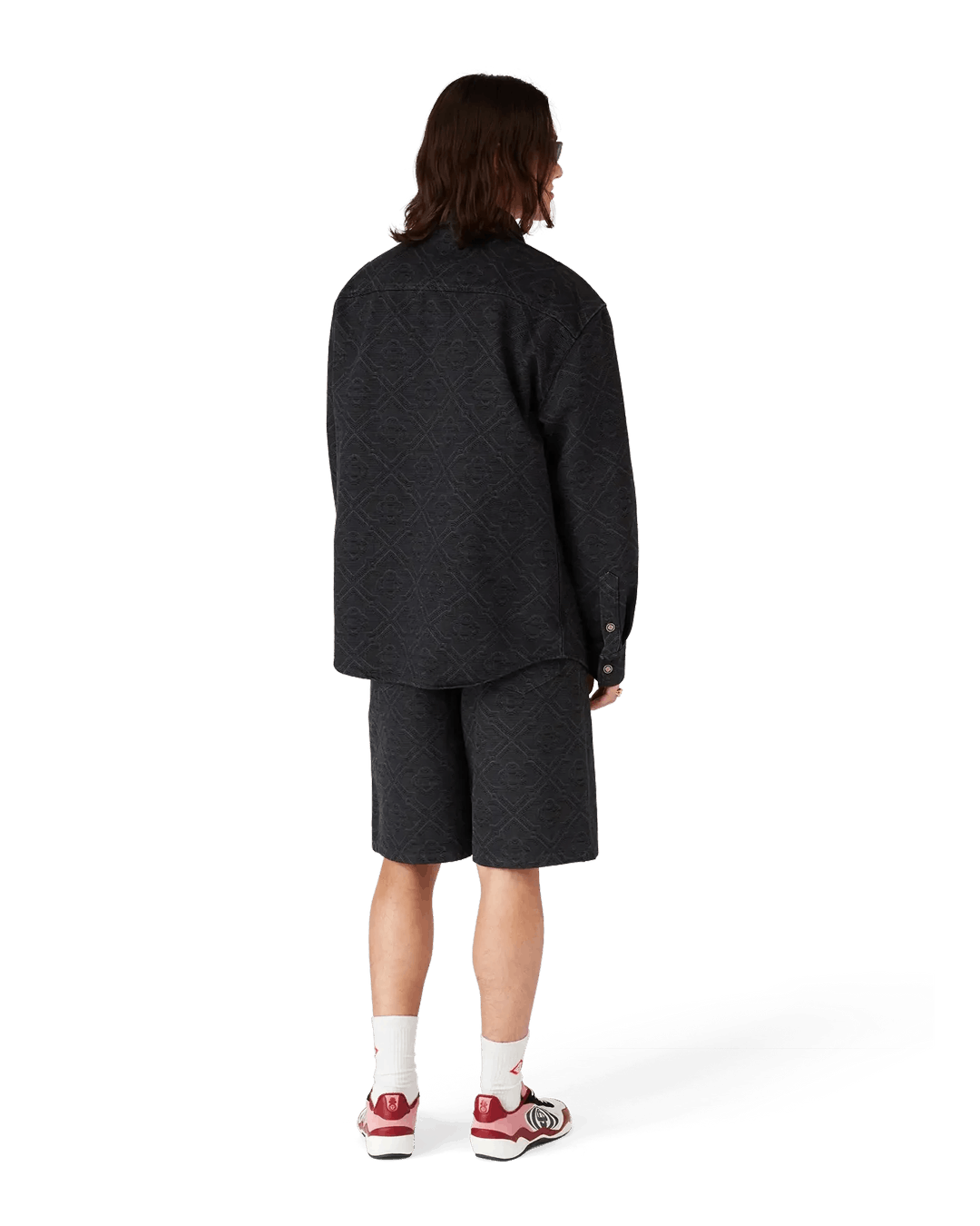 Casablanca Laser Monogram Denim Shorts Black Size US 30 / EU 46 - 3 Thumbnail