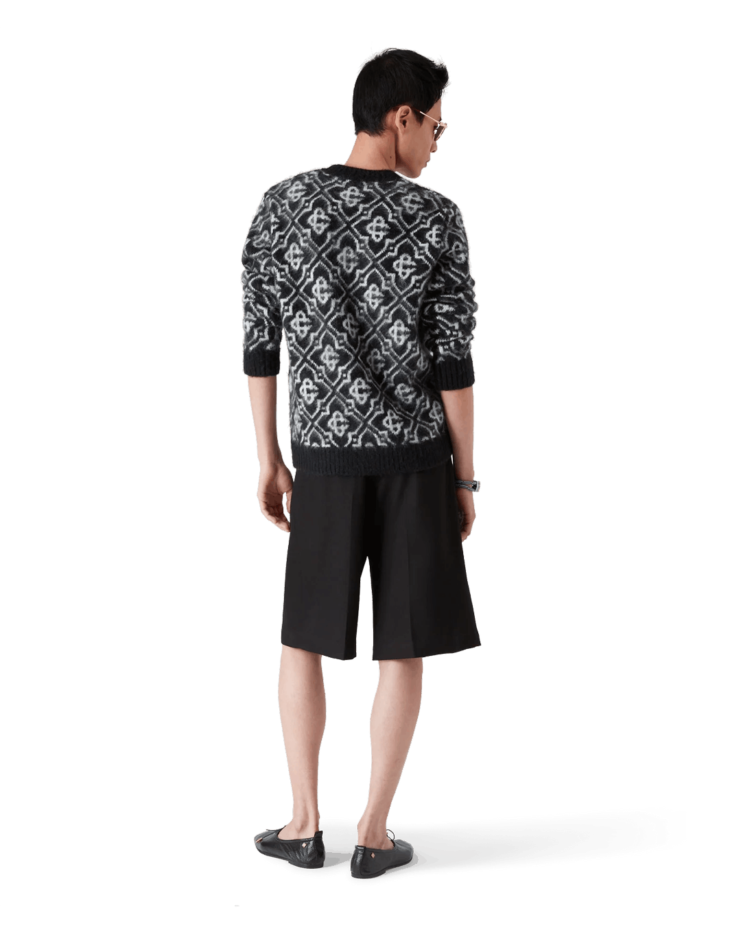 Casablanca Mohair Monogram Jumper Black Size US S / EU 44-46 / 1 - 3 Thumbnail