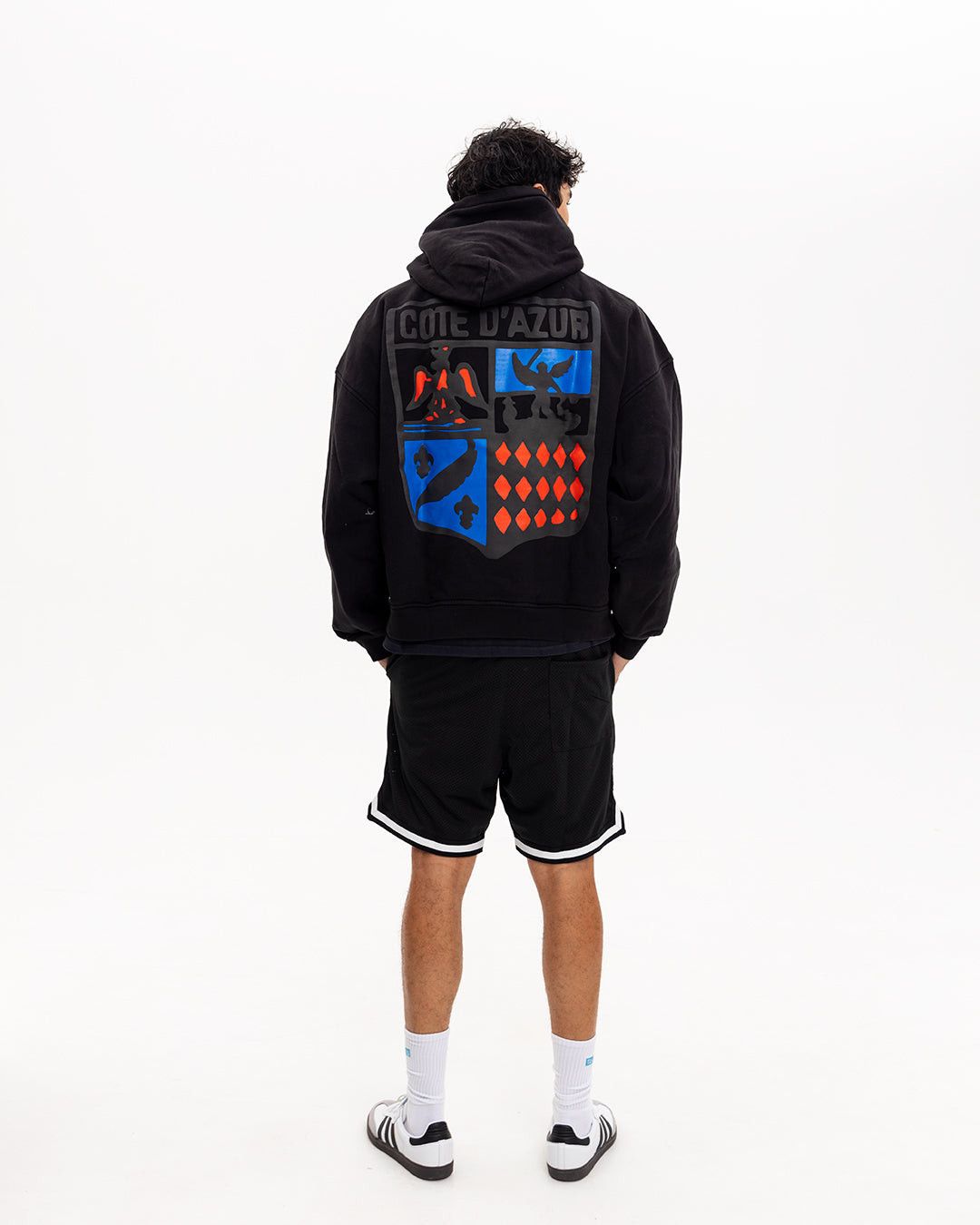 Rhude Cote D’Azur Crest Hoodie Black Size US M / EU 48-50 / 2 - 7 Thumbnail