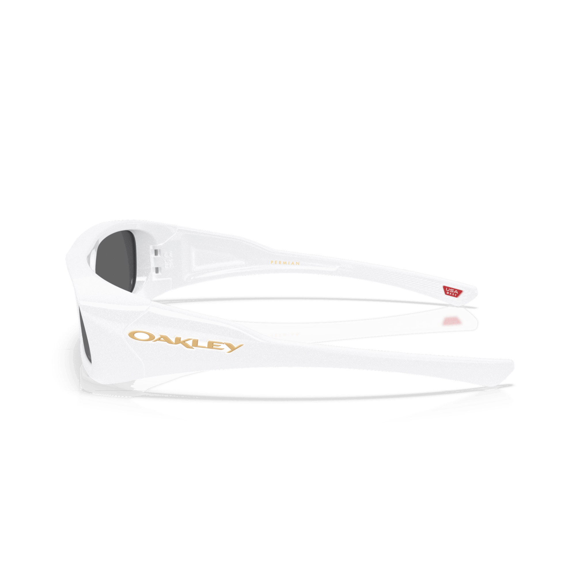 Oakley Permian Pearl White Sunglasses Size ONE SIZE - 5 Thumbnail