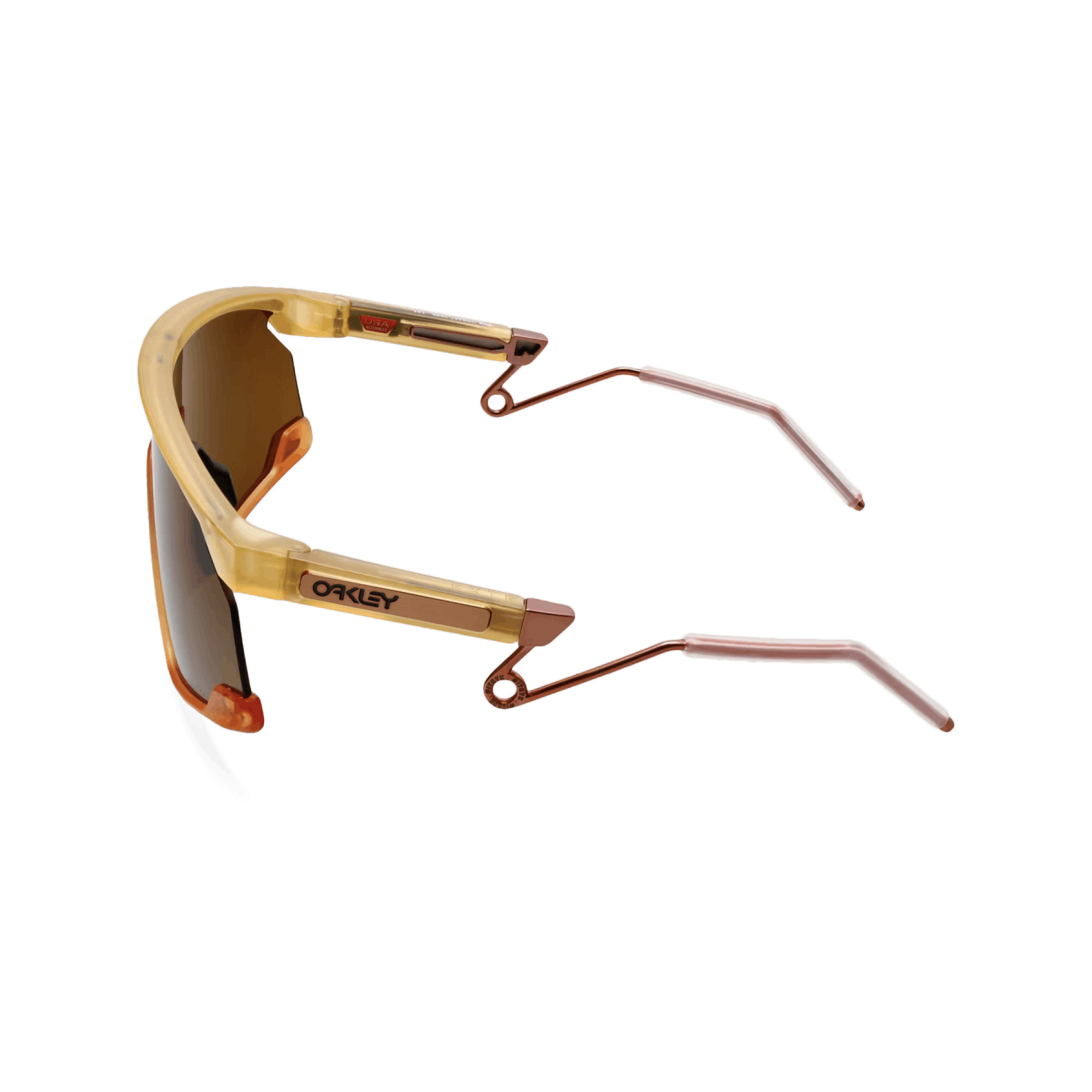 Oakley BXTR Metal Matte Trans Light Curry Injected Mens Sunglasses Size ONE SIZE - 3 Thumbnail