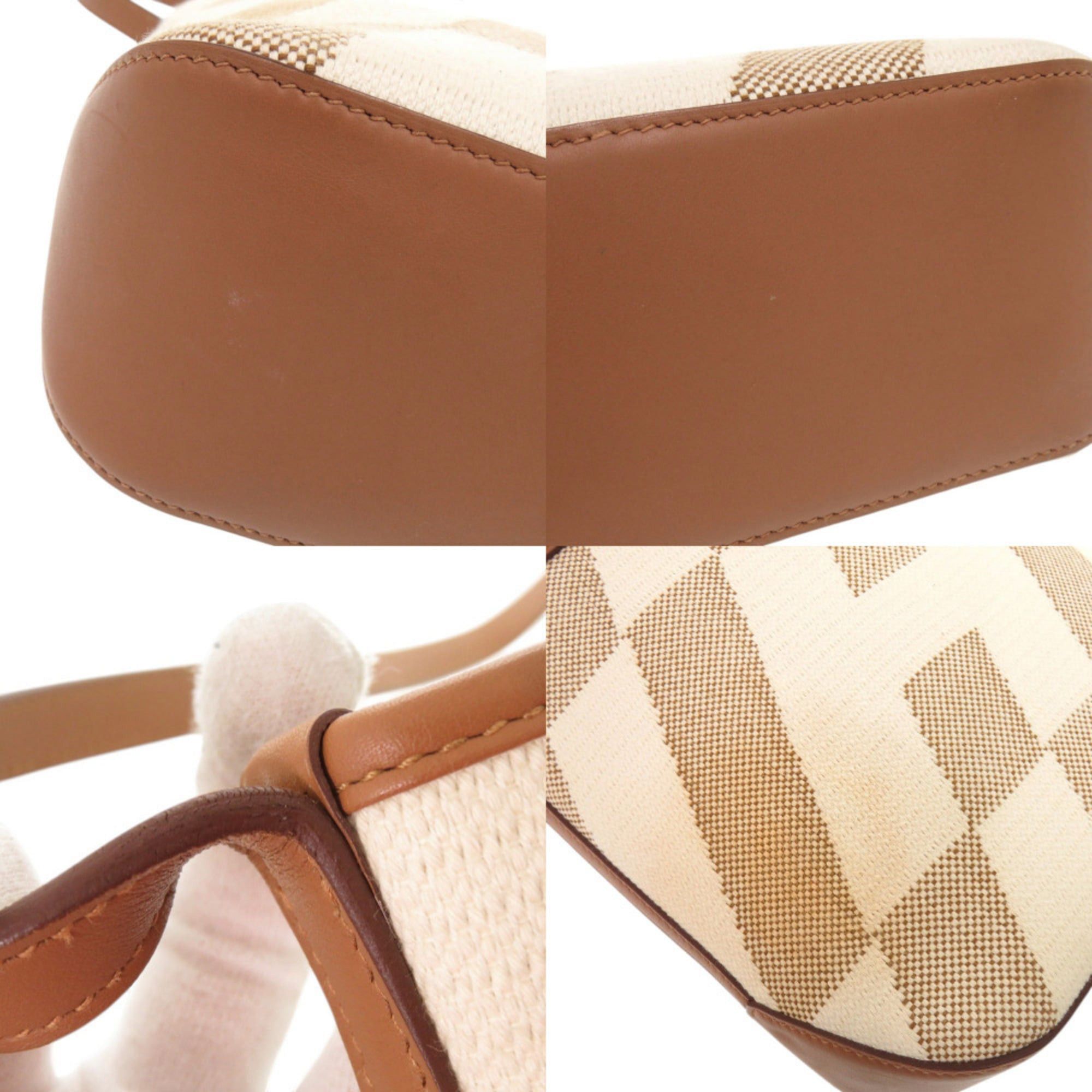 Hermes Excellent condition Hermes H Ambier PM Tote Bag/Shoulder Bag in Veau Swift Toile Leather, Gold, U stamp (2022 production) 1756HERMES Size ONE SIZE - 9 Thumbnail