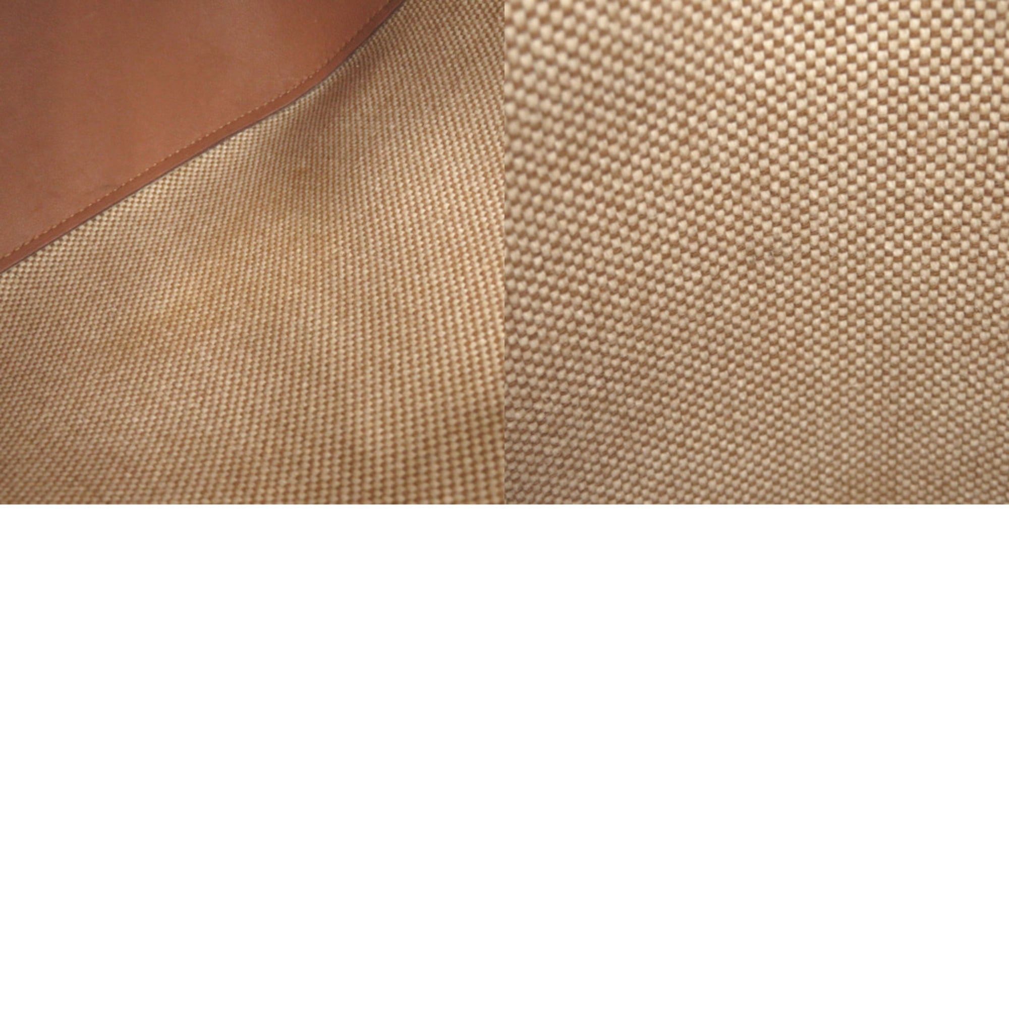 Hermes Excellent condition Hermes H Ambier PM Tote Bag/Shoulder Bag in Veau Swift Toile Leather, Gold, U stamp (2022 production) 1756HERMES Size ONE SIZE - 10 Thumbnail
