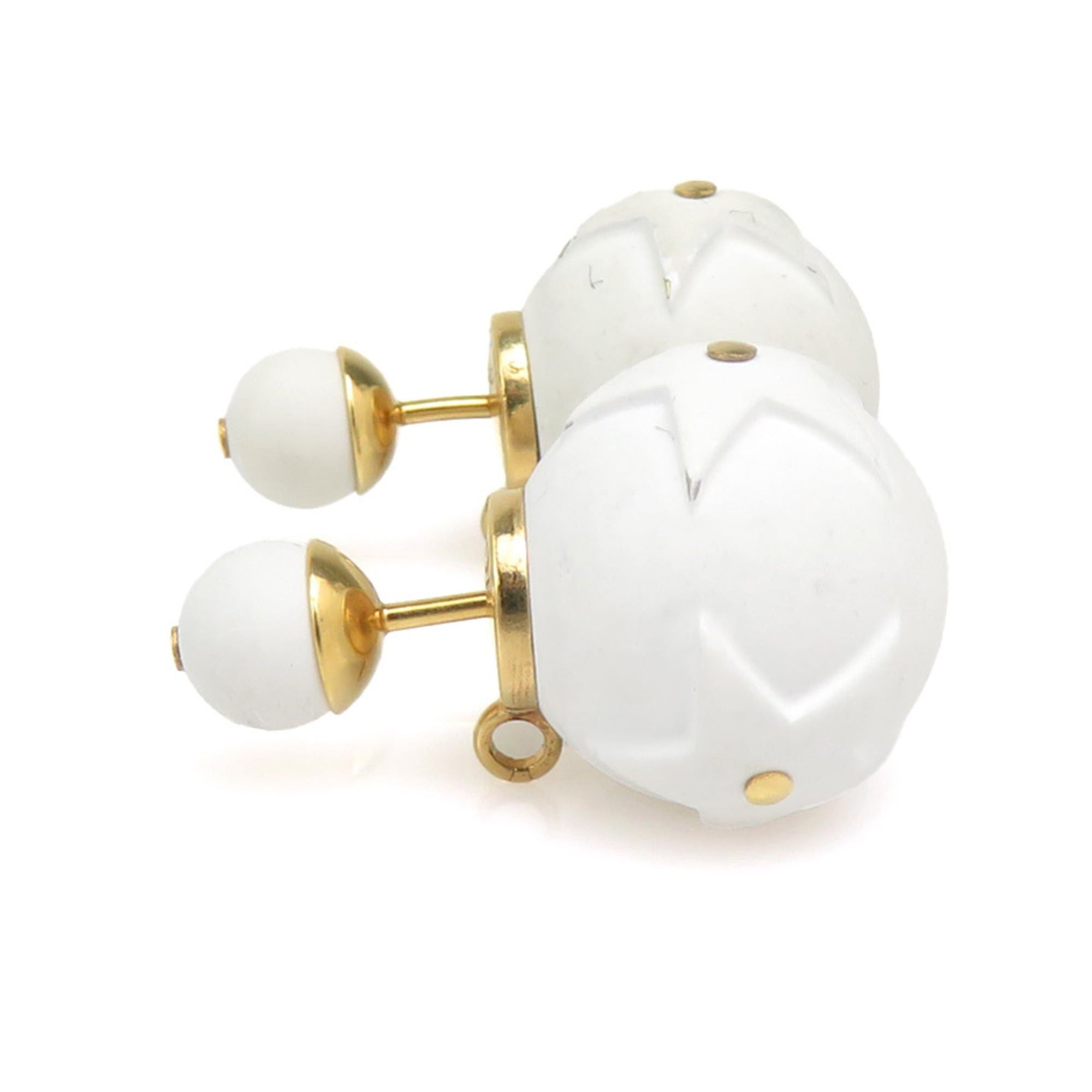 Dior Christian Dior Tribal Earrings D-VIBE Metal White Gold Women's 56665a Size ONE SIZE - 3 Thumbnail