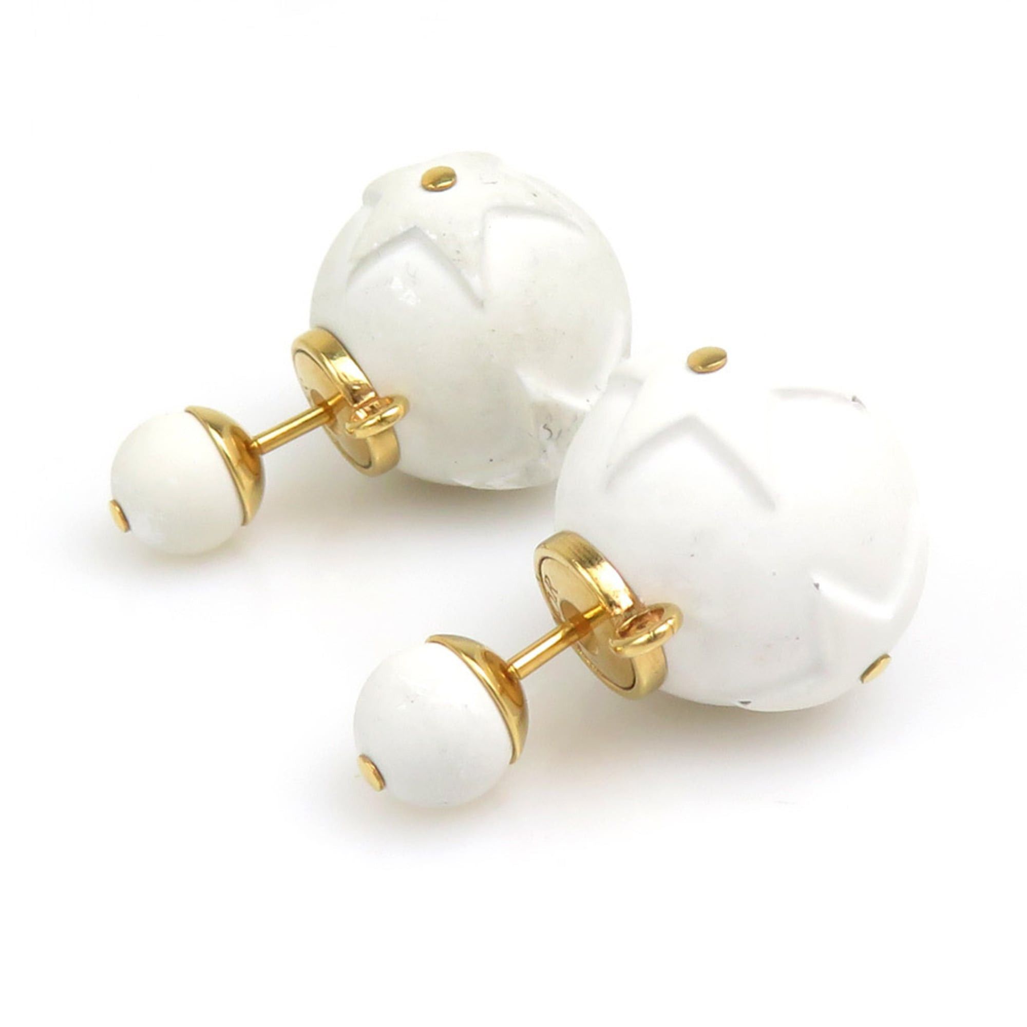 Dior Christian Dior Tribal Earrings D-VIBE Metal White Gold Women's 56665a Size ONE SIZE - 6 Thumbnail