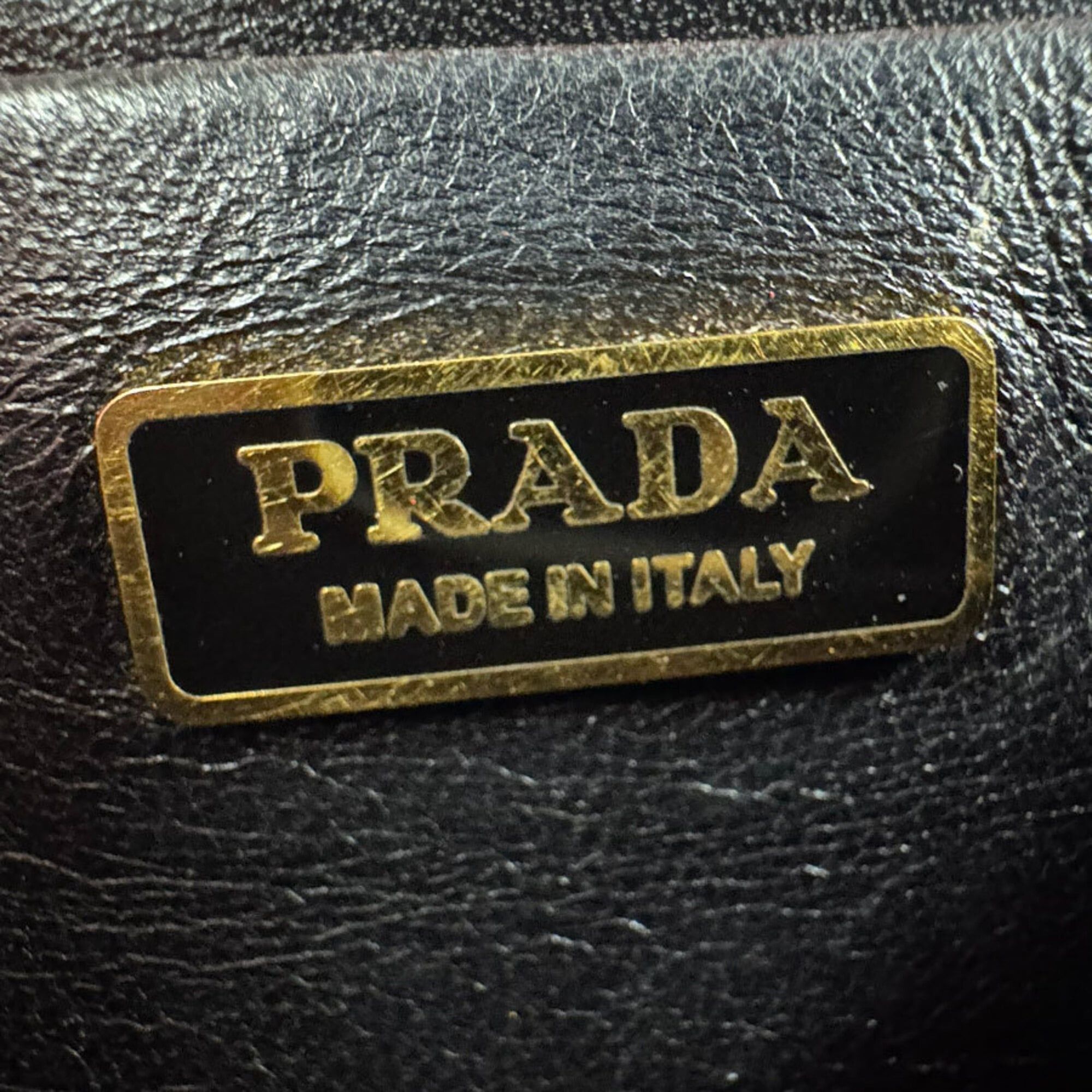 Prada Prada Shoulder Bag Leather Red Women's z9094 Size ONE SIZE - 12 Thumbnail