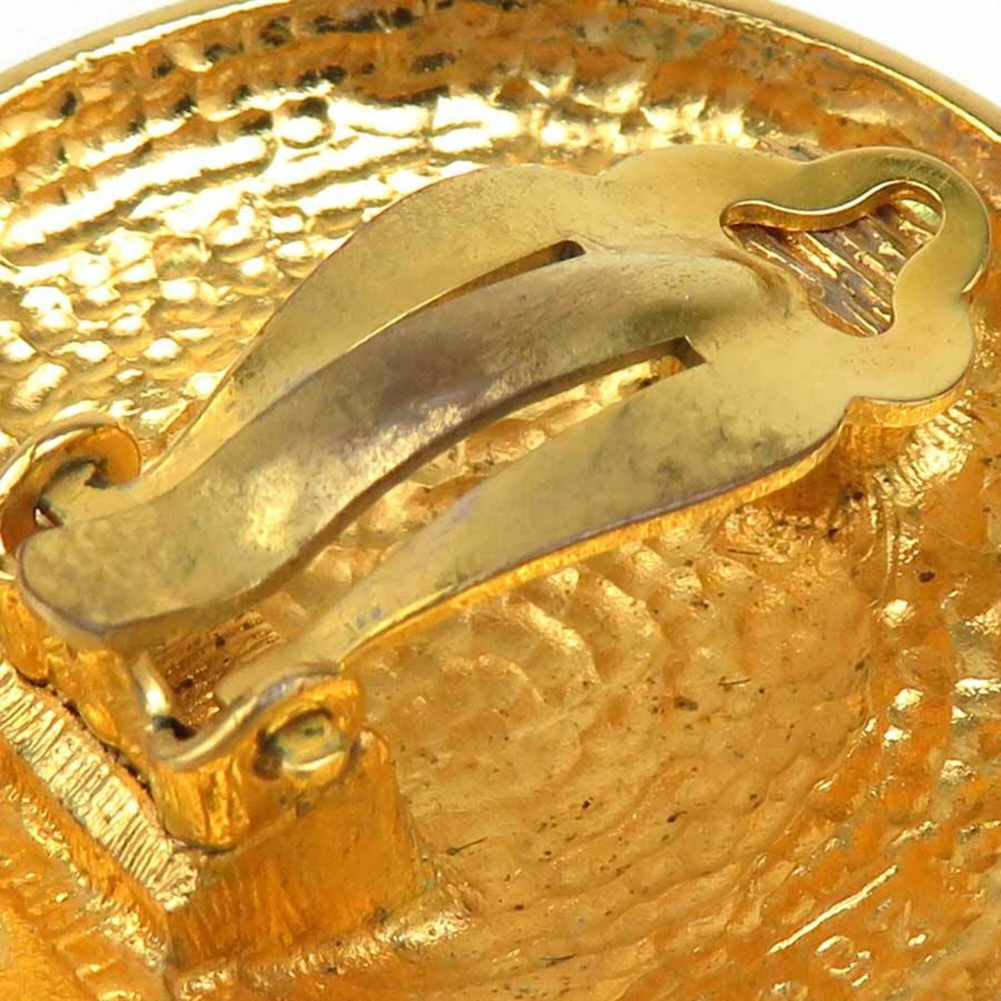 Chanel Chanel earrings, metal, gold, women's, 56666a Size ONE SIZE - 14 Thumbnail