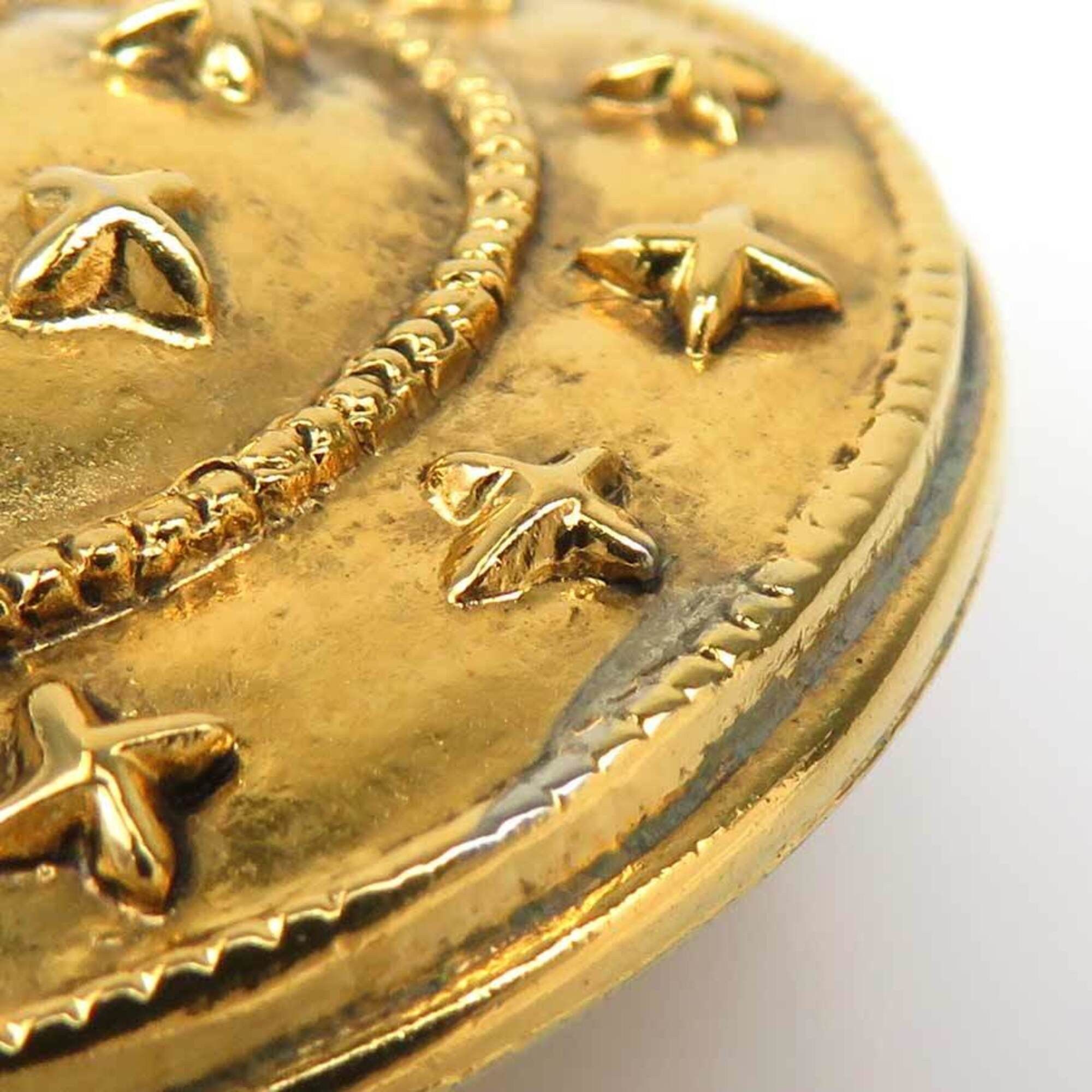 Chanel Chanel earrings, metal, gold, women's, 56666a Size ONE SIZE - 11 Thumbnail