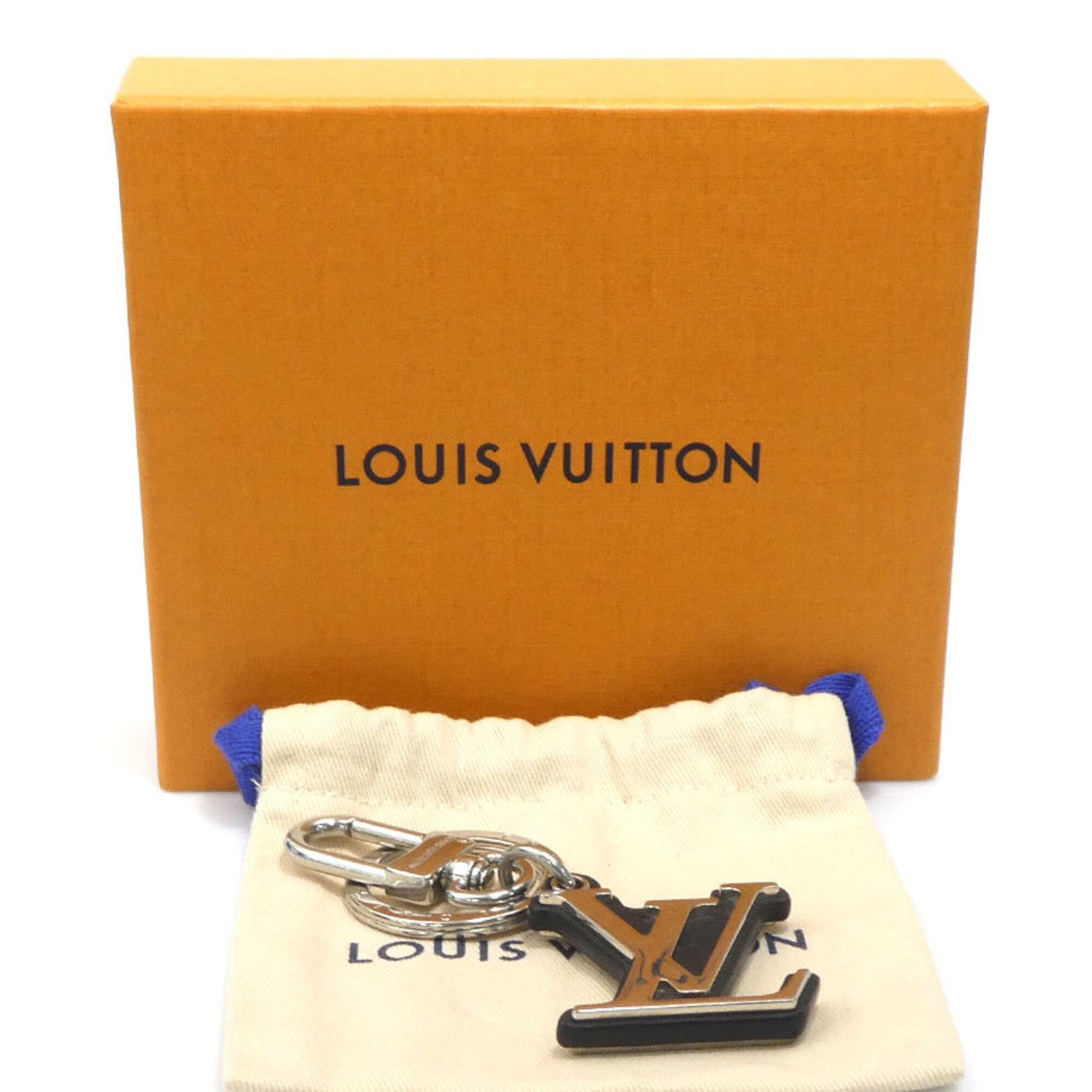 Louis Vuitton Louis Vuitton Charm Keyring Porte Clés LV Classic Metal Black Silver Men's Women's M00971 56670k Size ONE SIZE - 10 Thumbnail