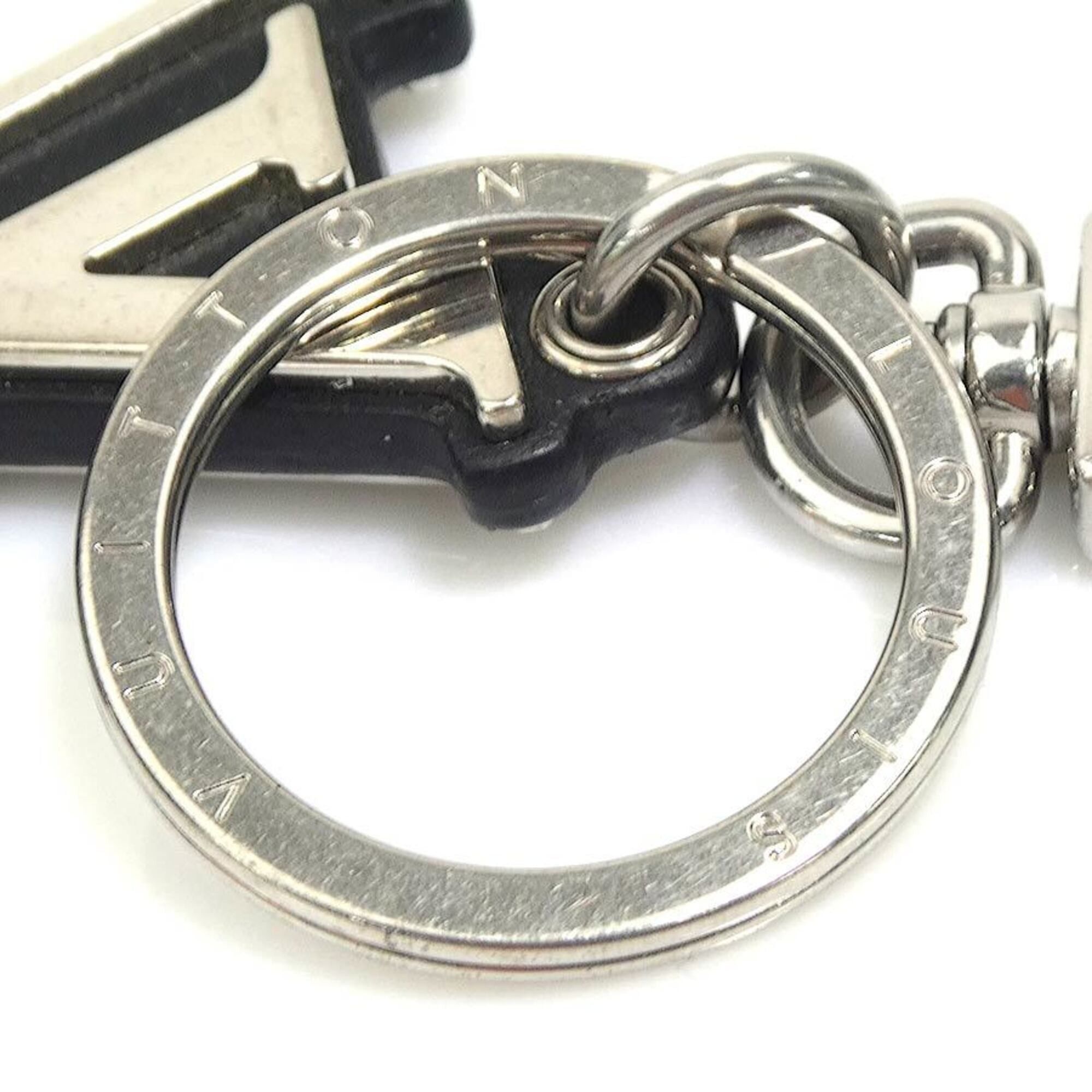 Louis Vuitton Louis Vuitton Charm Keyring Porte Clés LV Classic Metal Black Silver Men's Women's M00971 56670k Size ONE SIZE - 8 Thumbnail