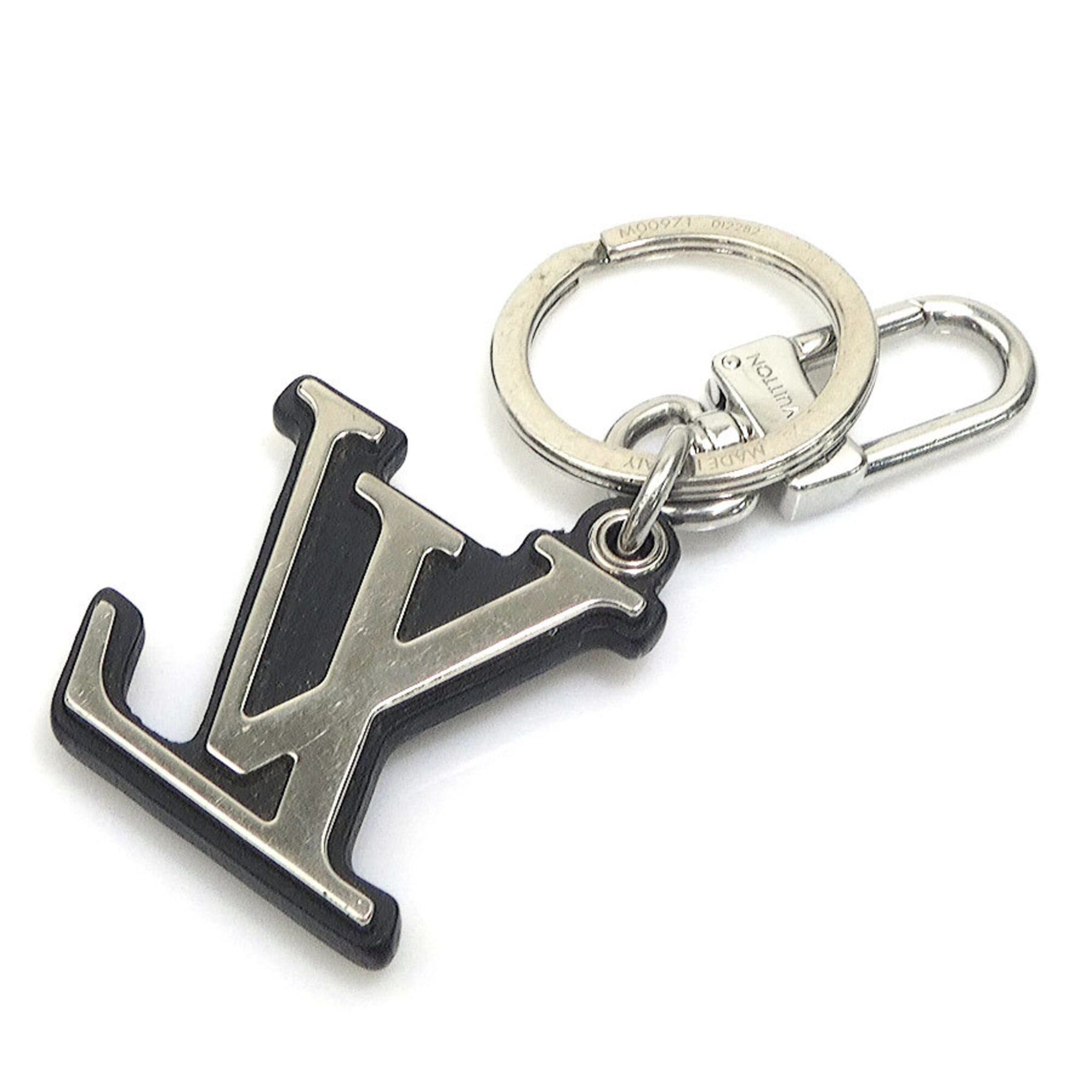 Louis Vuitton Louis Vuitton Charm Keyring Porte Clés LV Classic Metal Black Silver Men's Women's M00971 56670k Size ONE SIZE - 4 Thumbnail