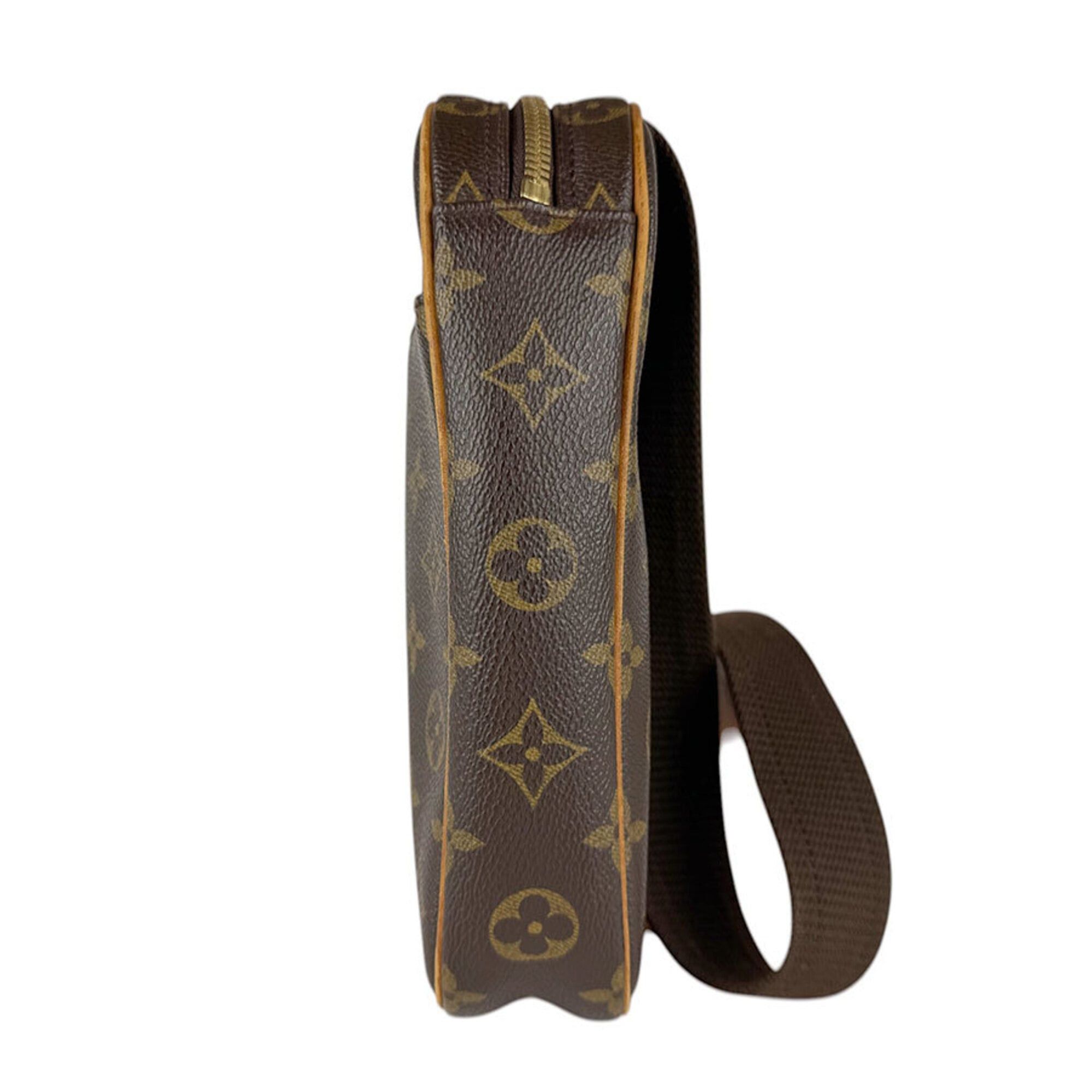 Louis Vuitton Louis Vuitton Body Bag Monogram Pochette Gange Canvas Brown Men's M51870 z9105 Size ONE SIZE - 2 Thumbnail