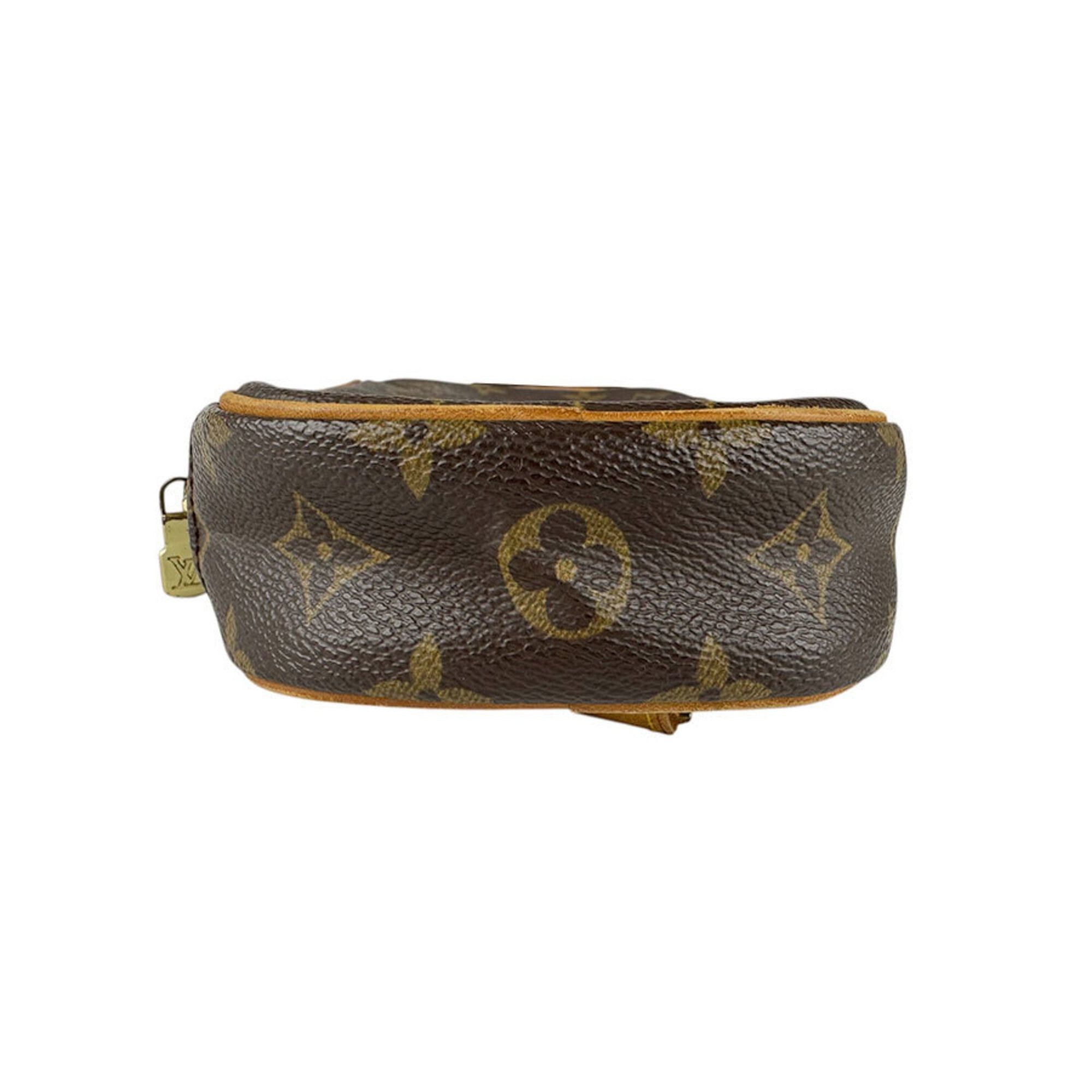 Louis Vuitton Louis Vuitton Body Bag Monogram Pochette Gange Canvas Brown Men's M51870 z9105 Size ONE SIZE - 4 Thumbnail