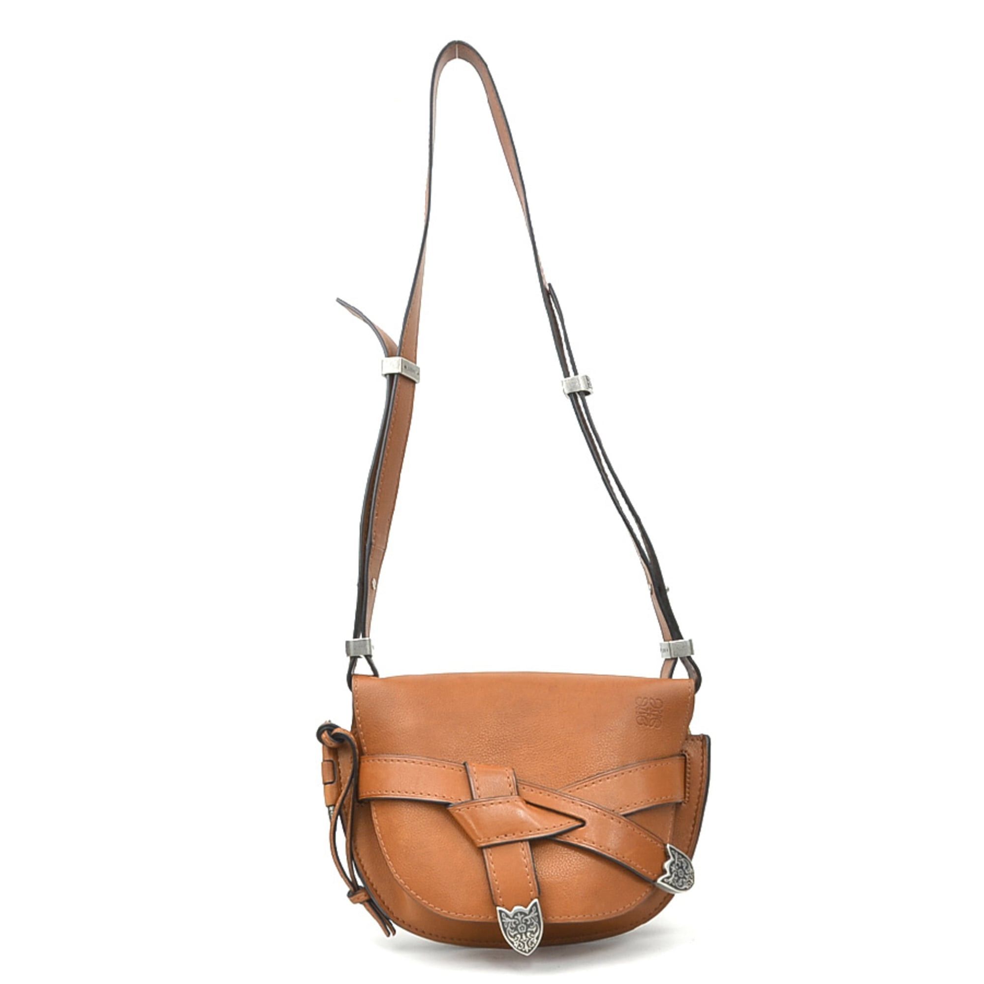 Loewe Loewe Shoulder Bag Gate Western Small Leather Brown Women's 90246i Size ONE SIZE - 16 Thumbnail