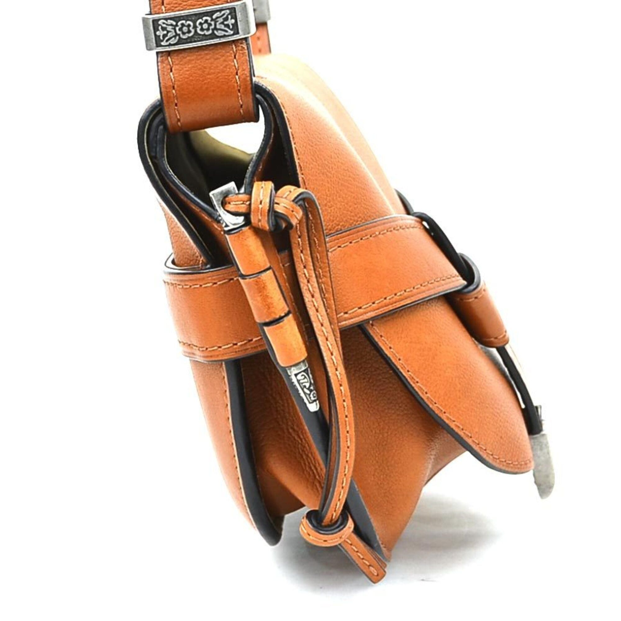 Loewe Loewe Shoulder Bag Gate Western Small Leather Brown Women's 90246i Size ONE SIZE - 2 Thumbnail