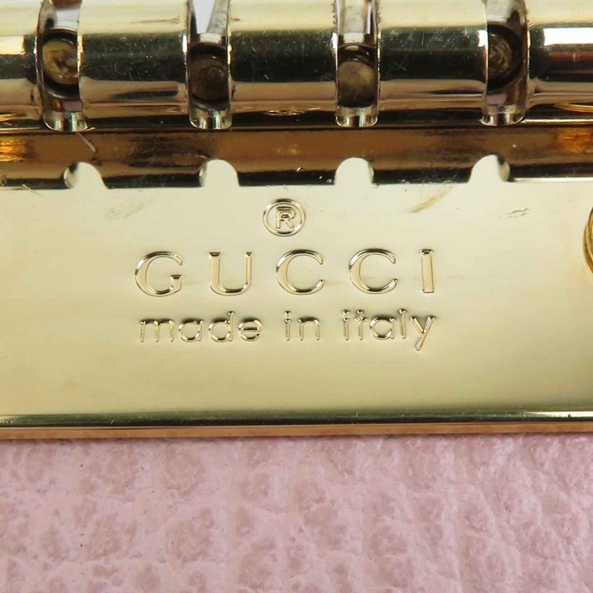 Gucci Gucci GG Marmont Leather Key Case, Pink, Women's, 456118 56658i Size ONE SIZE - 6 Thumbnail