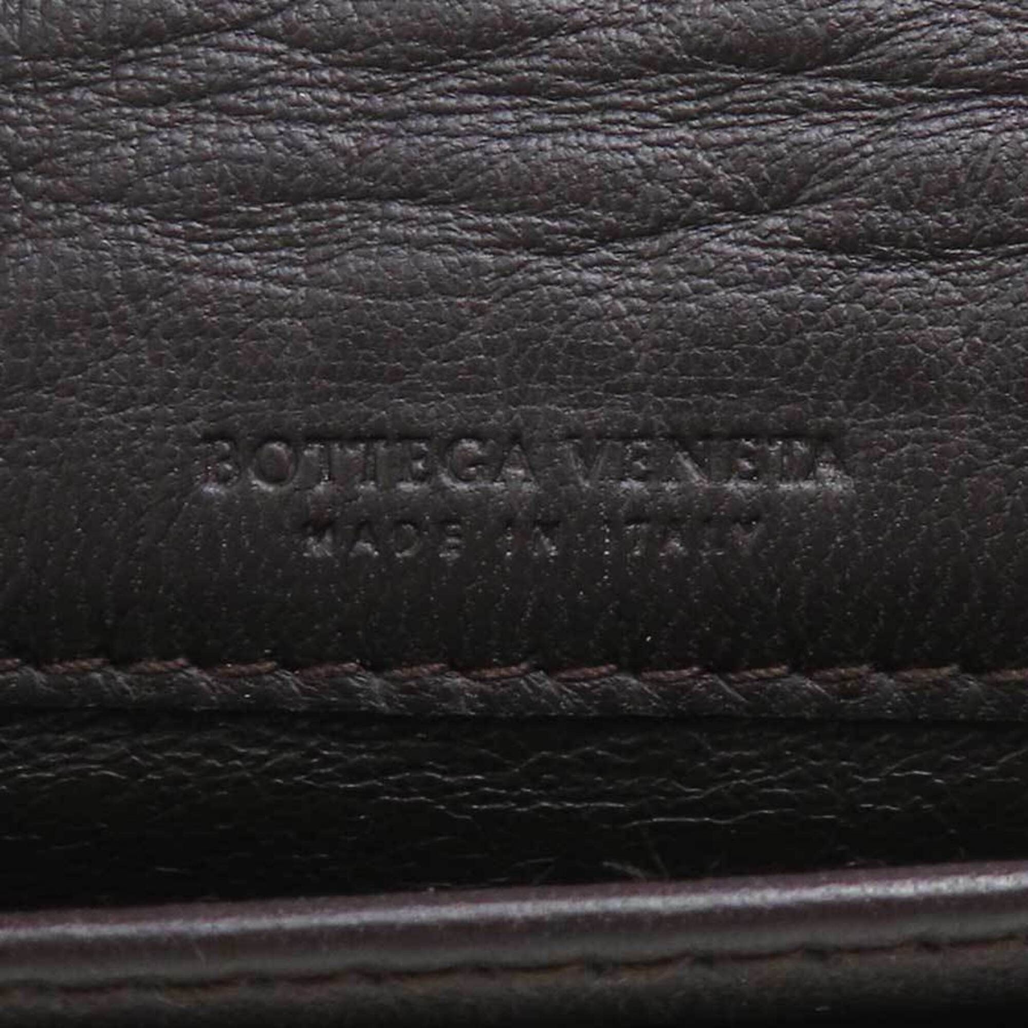 Bottega Veneta Bottega Veneta business card holder/card case, Intrecciato leather, brown, for men and women, 56661a Size ONE SIZE - 14 Thumbnail