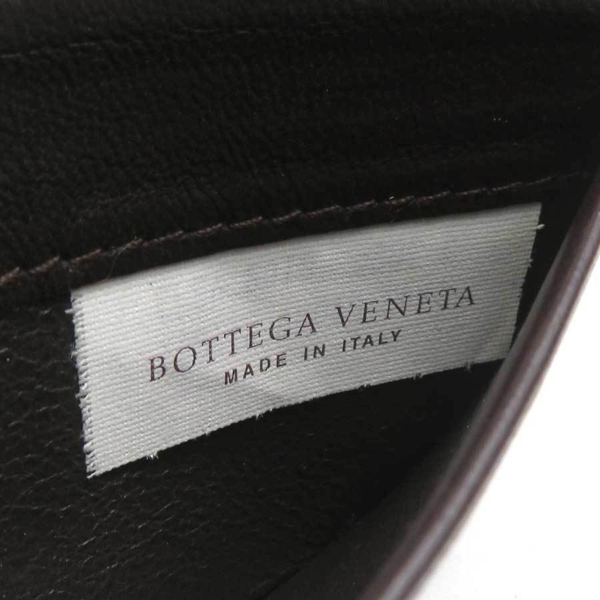Bottega Veneta Bottega Veneta business card holder/card case, Intrecciato leather, brown, for men and women, 56661a Size ONE SIZE - 15 Thumbnail
